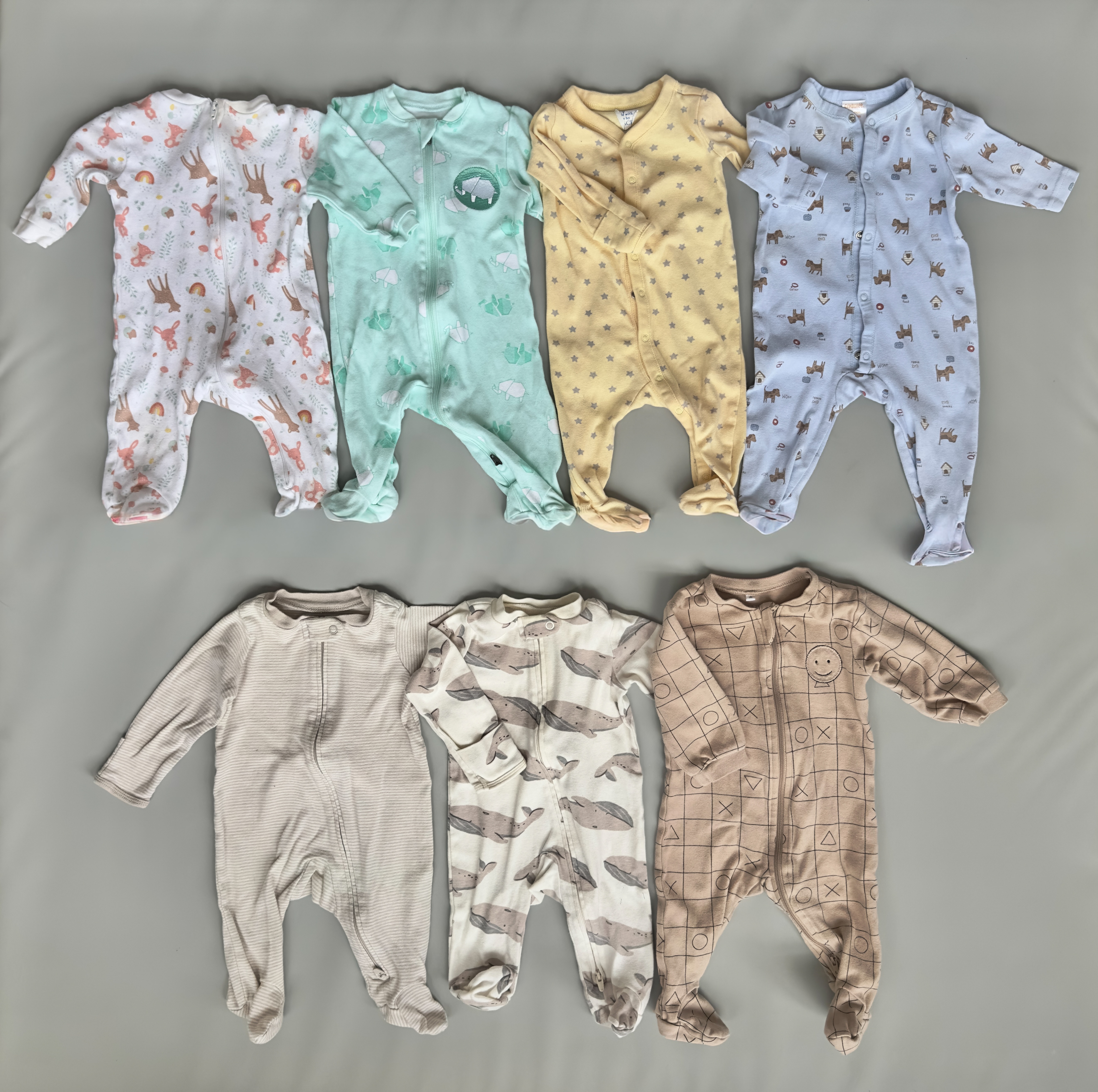 Baby Boy Sleepers Bundle - 3-6 Months