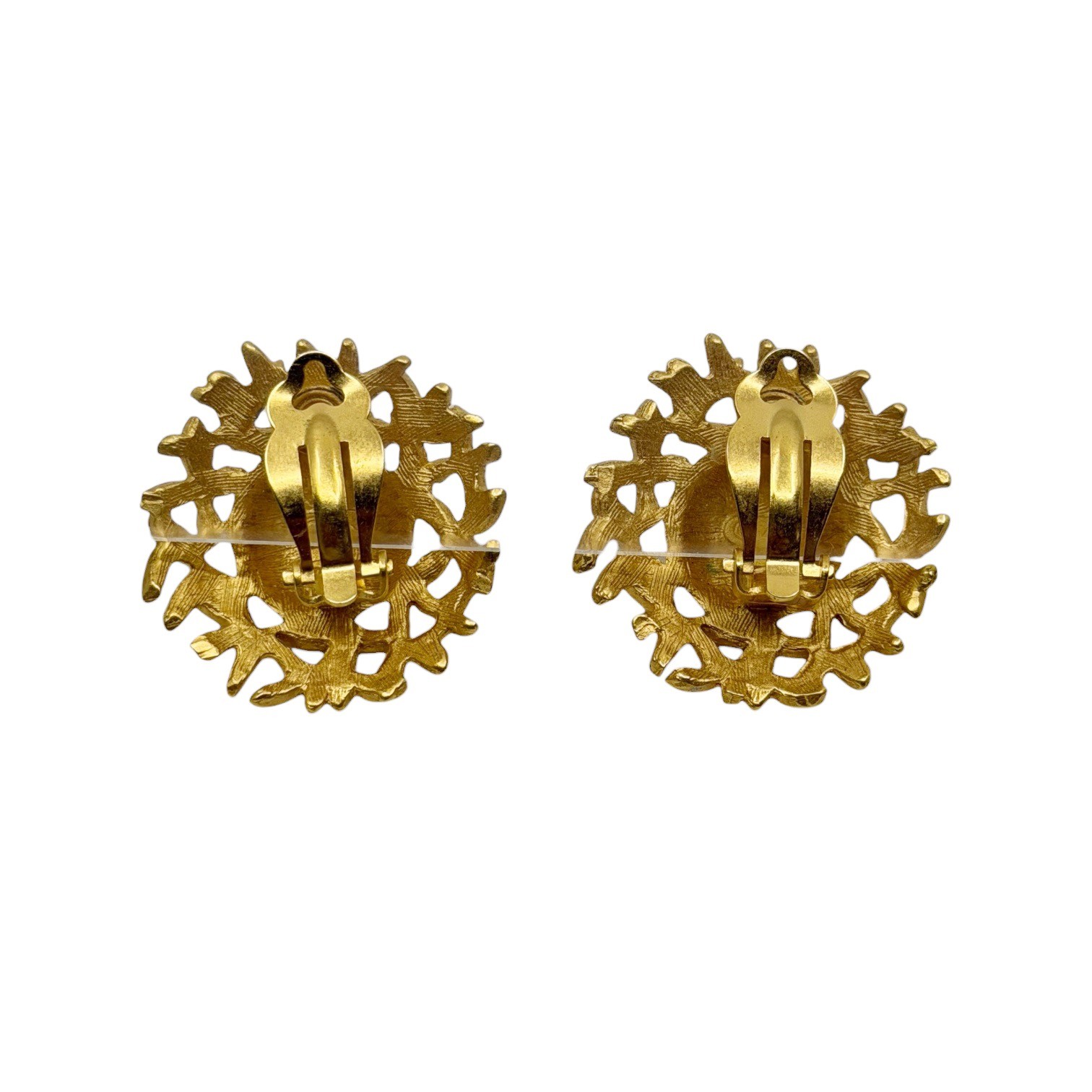 Vintage Gold Tone anne klein clip on earrings - photo 2
