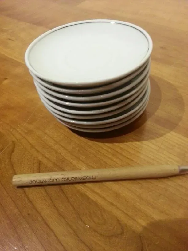 Set Of Silver-Rimmed Porcelana (Brazilian Porcelain) Small Pl... - photo 2