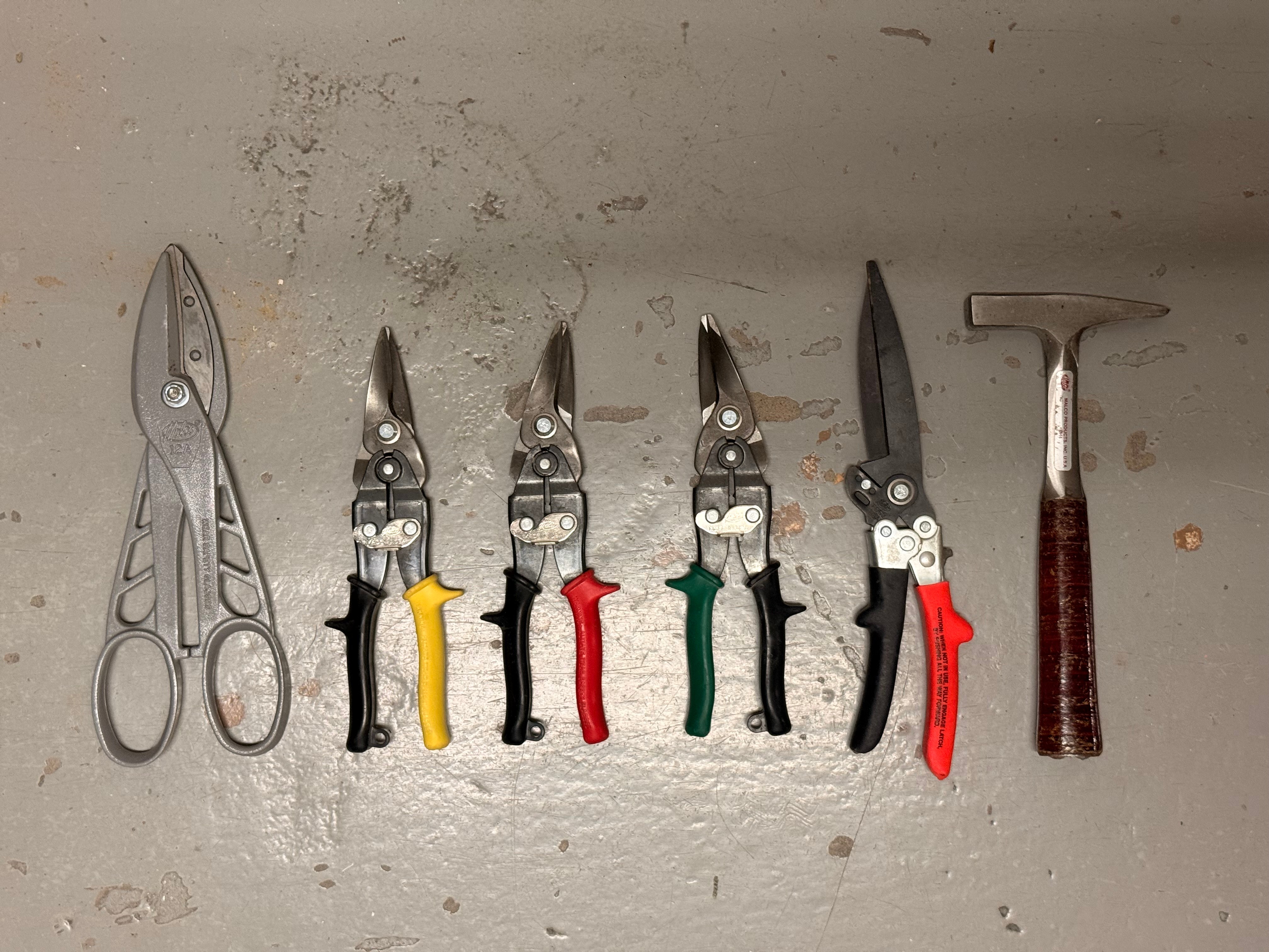 Malco Aviation Snips Tin Snips Set