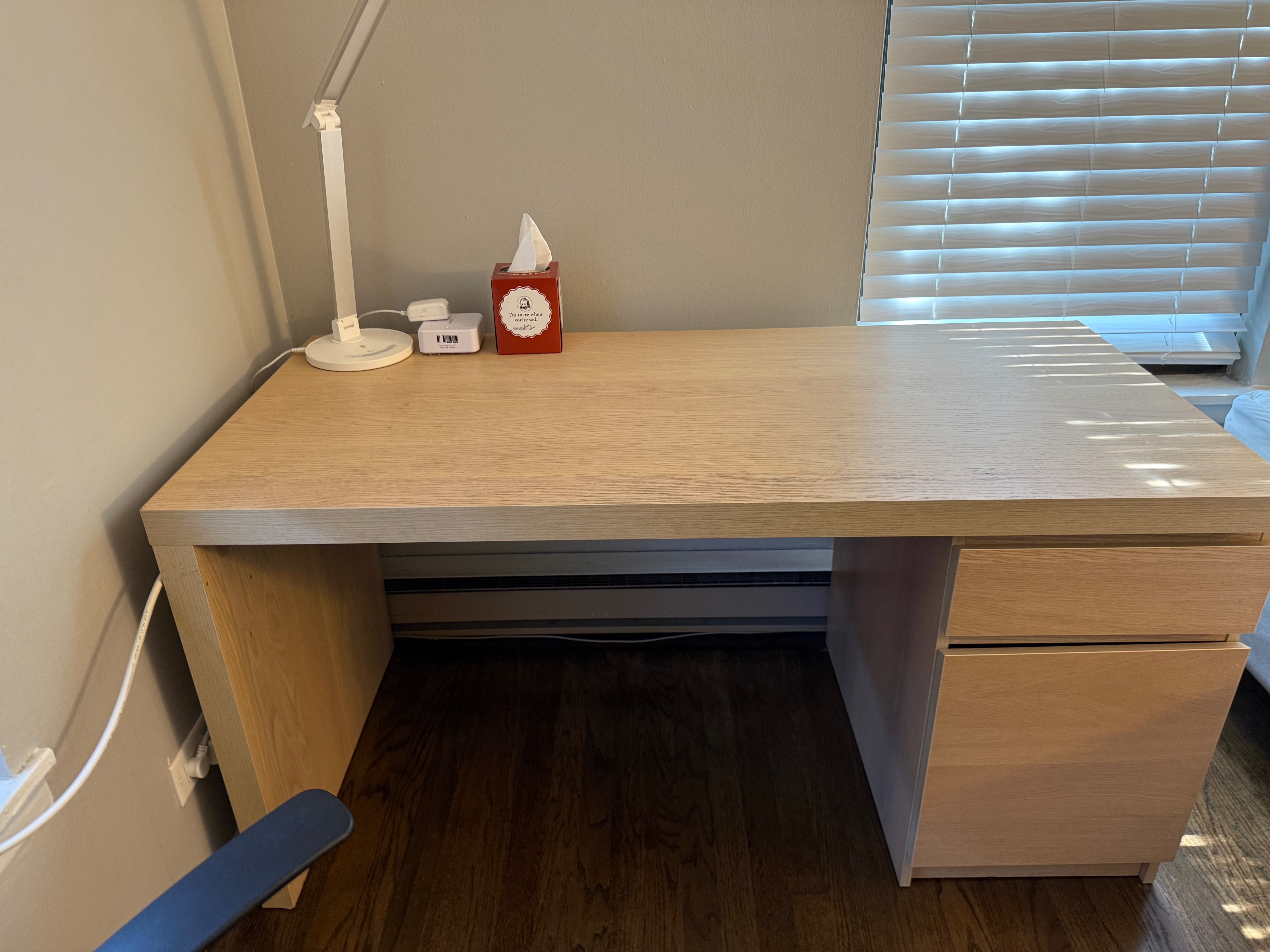 IKEA MALM Desk + Office Chair Set - photo 2