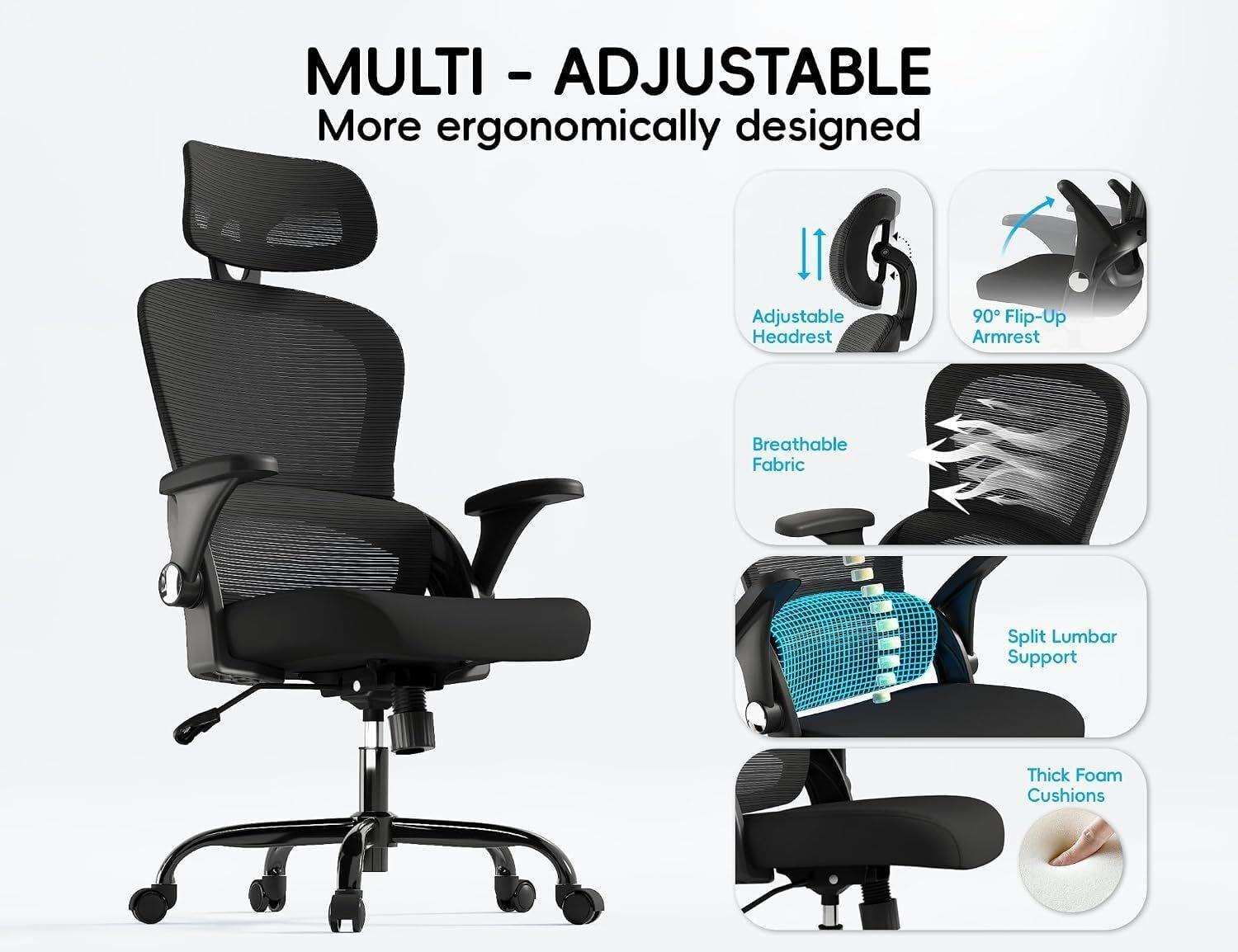 BIEMA Ergonomic Mesh Office Chair - photo 2