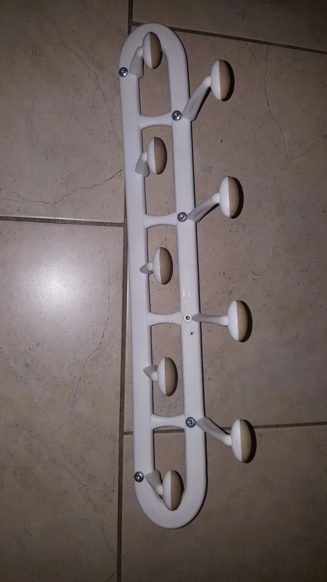 screw in coat rack with soft rubberised thick bulbs - photo 2