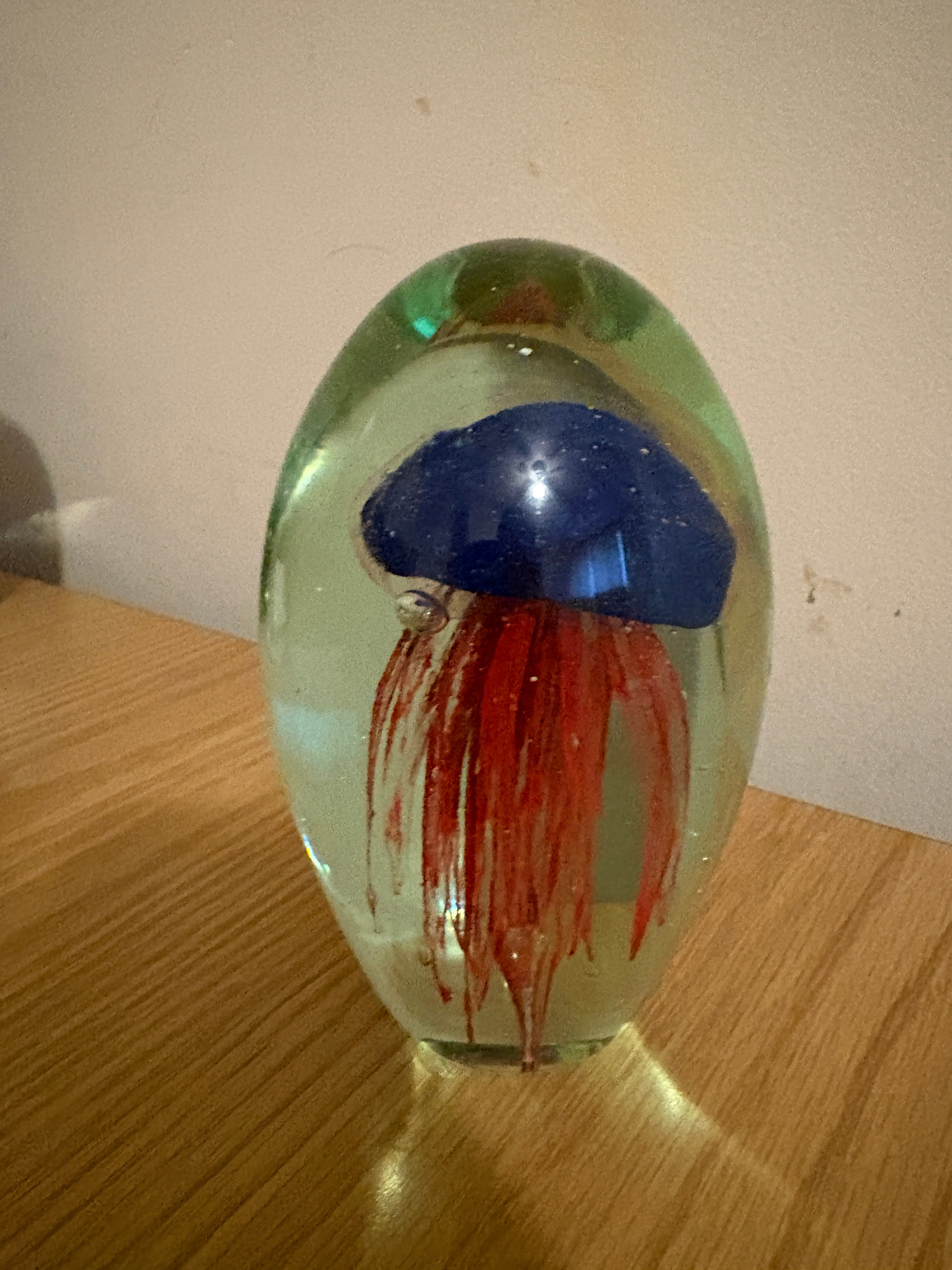 Glass Jellyfish Paperweight - photo 4