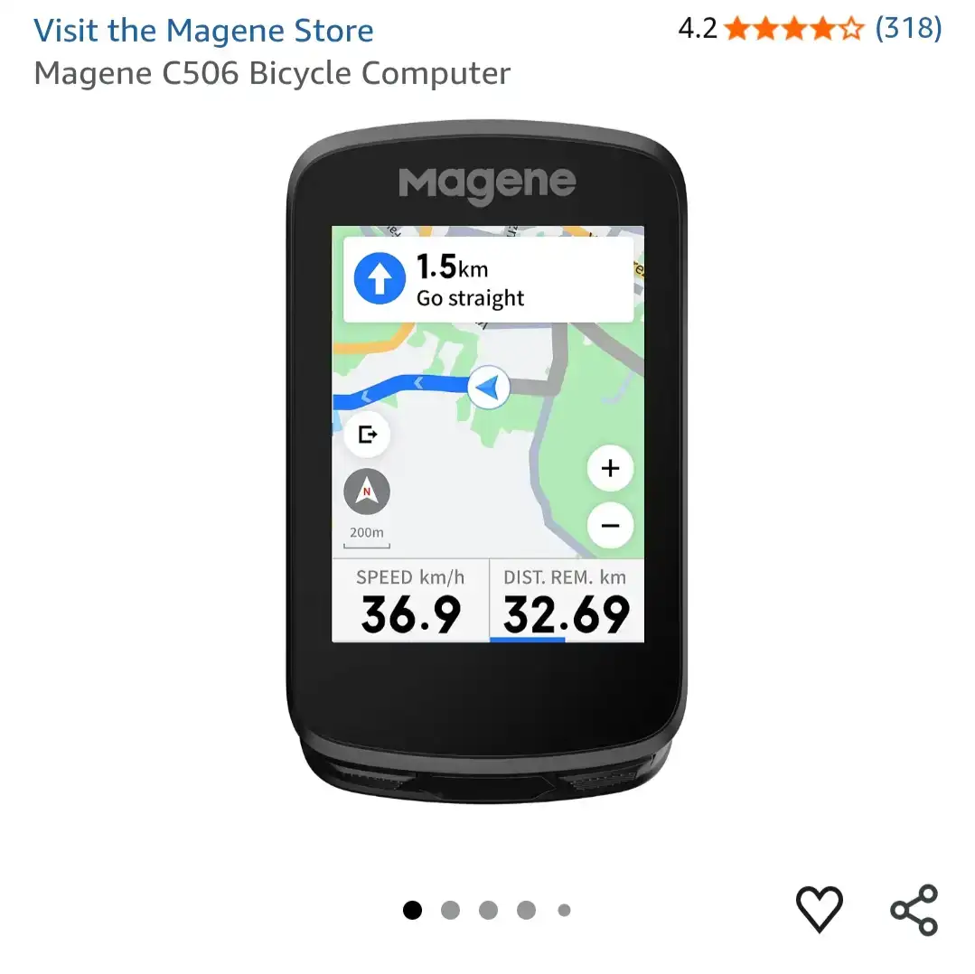 Magene C606 & C506 Smart GPS Bike Computers