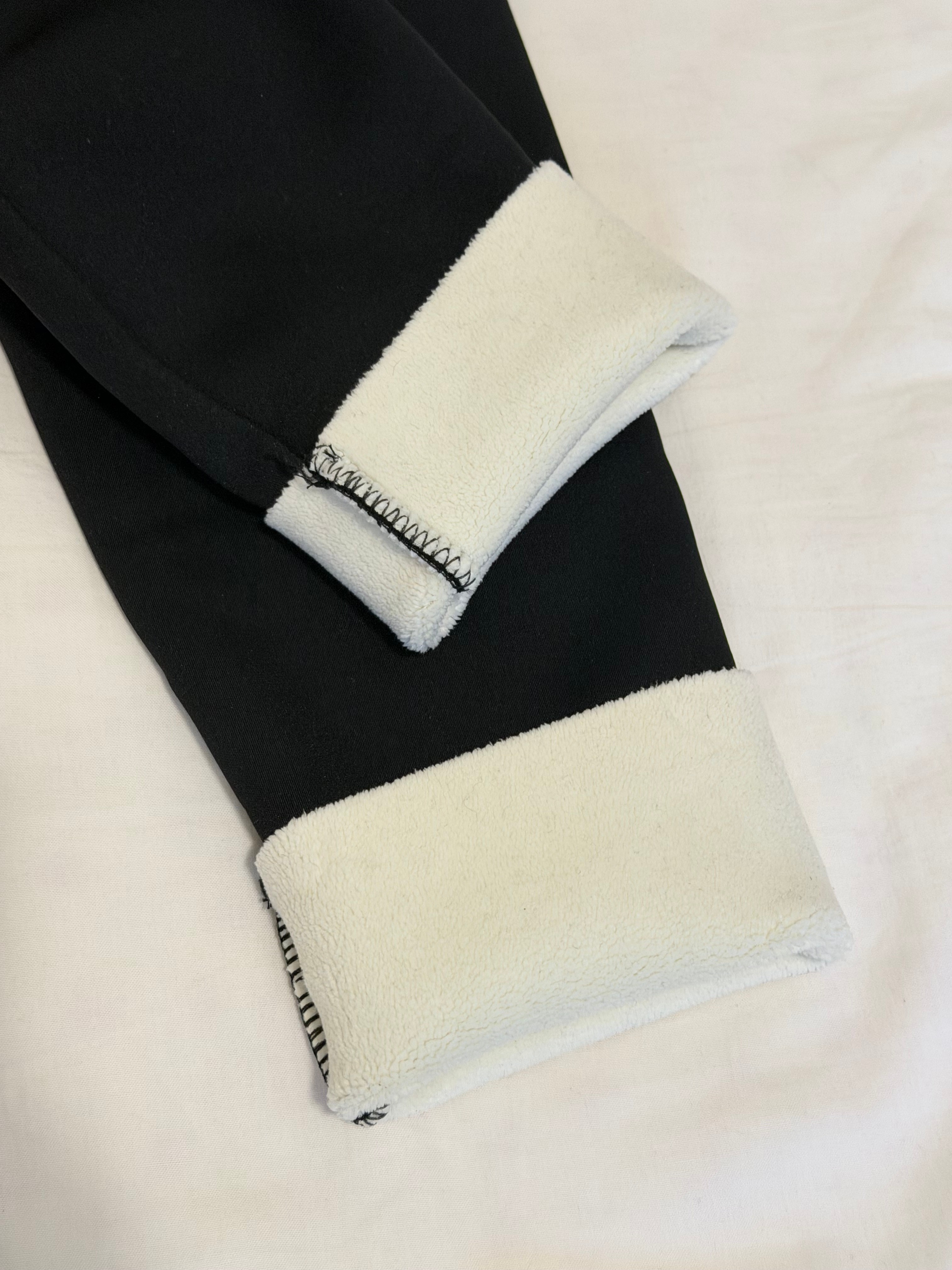 Women’s Fleece-Lined Leggings – Black – Size L - photo 4