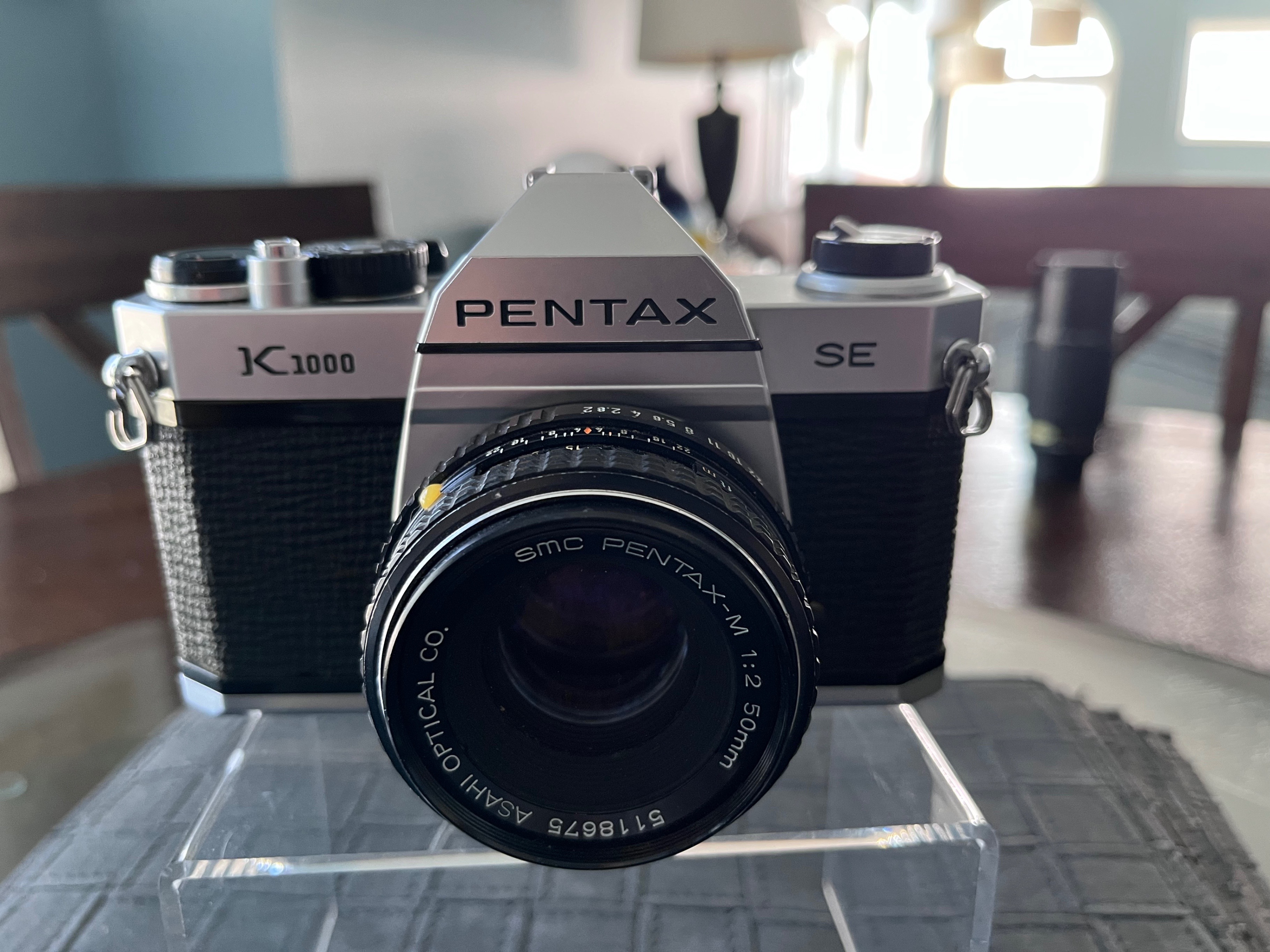 Pentax K1000 SE with 50mm F2 not film tested
