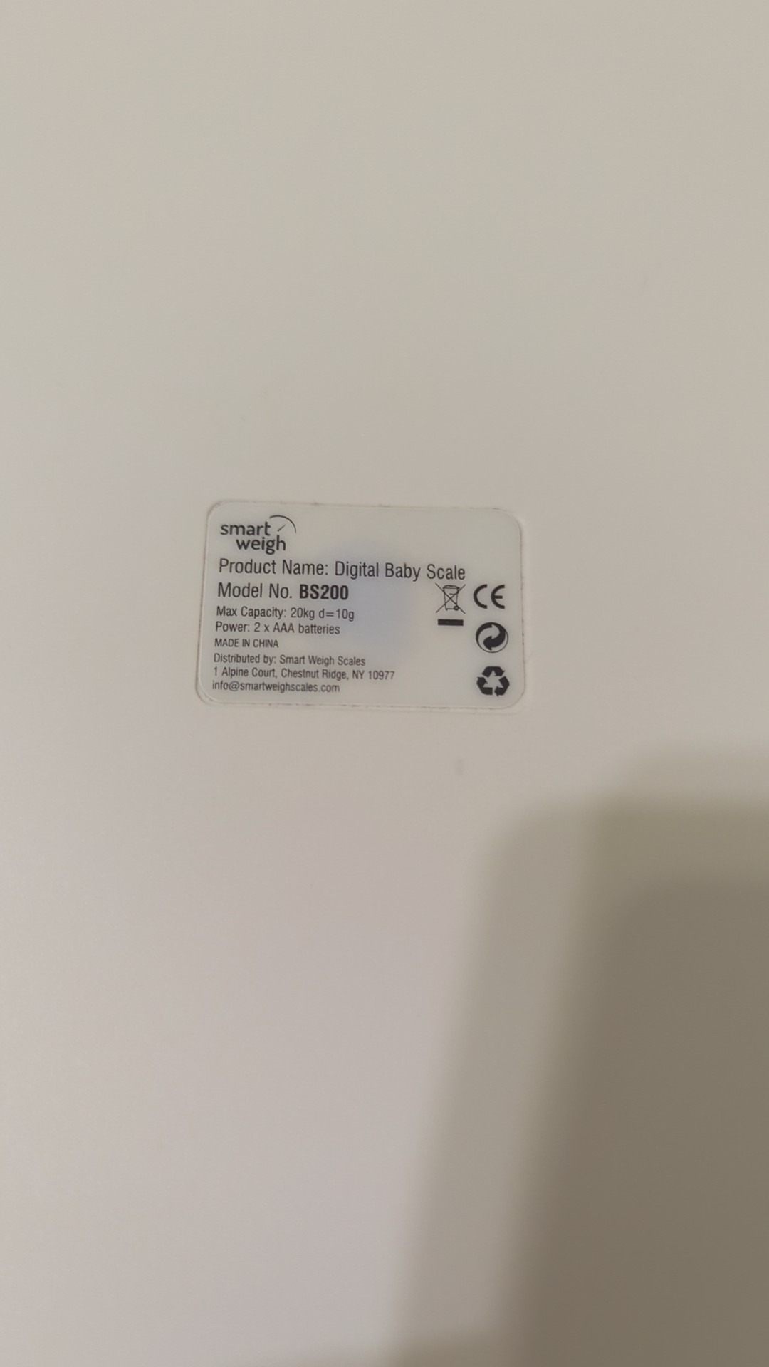 Smart Weigh BS200 Digital Baby Scale - photo 3