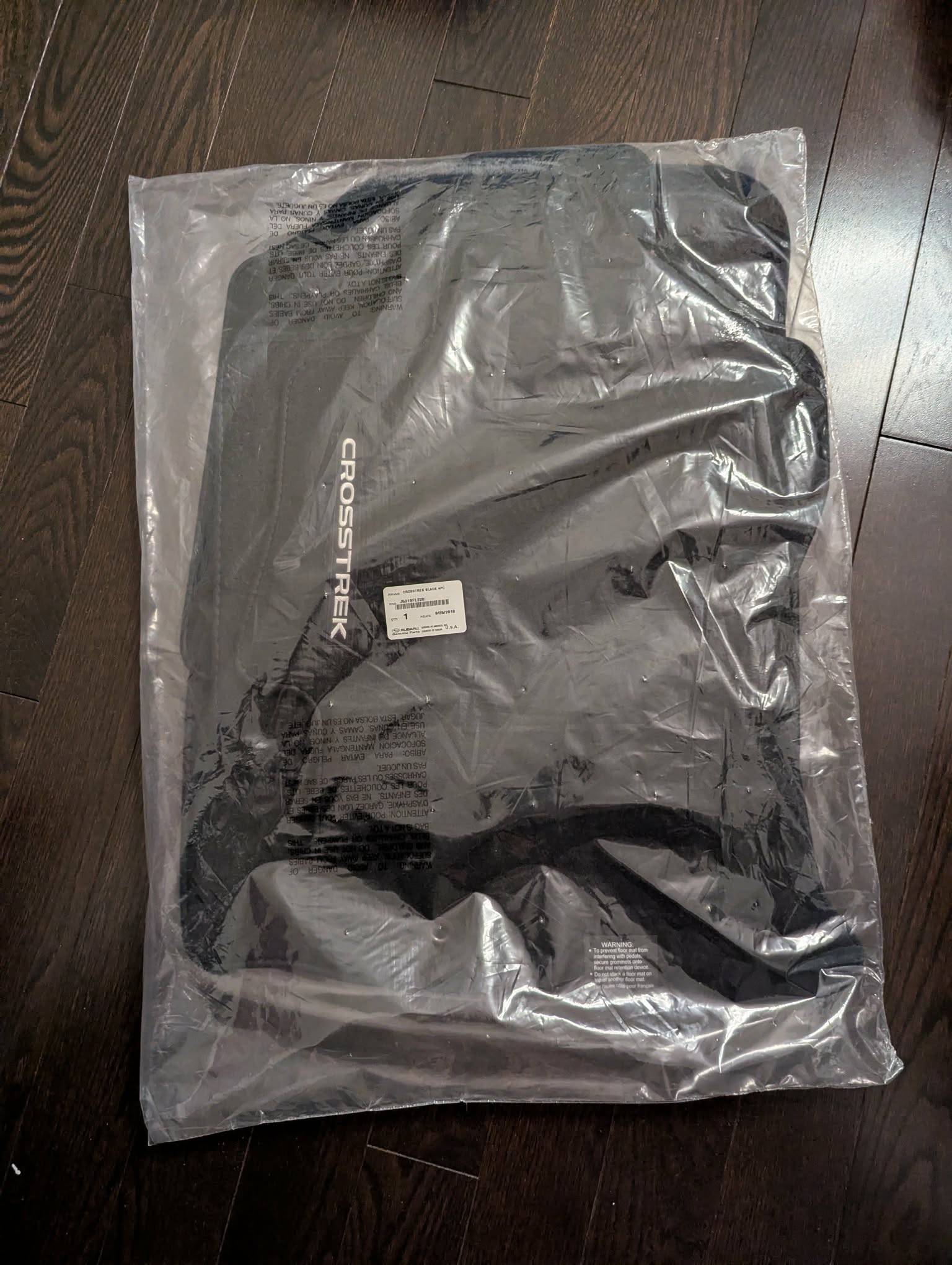 Subaru Crosstrek Carpeted Floor Mats 4pc (new and sealed)