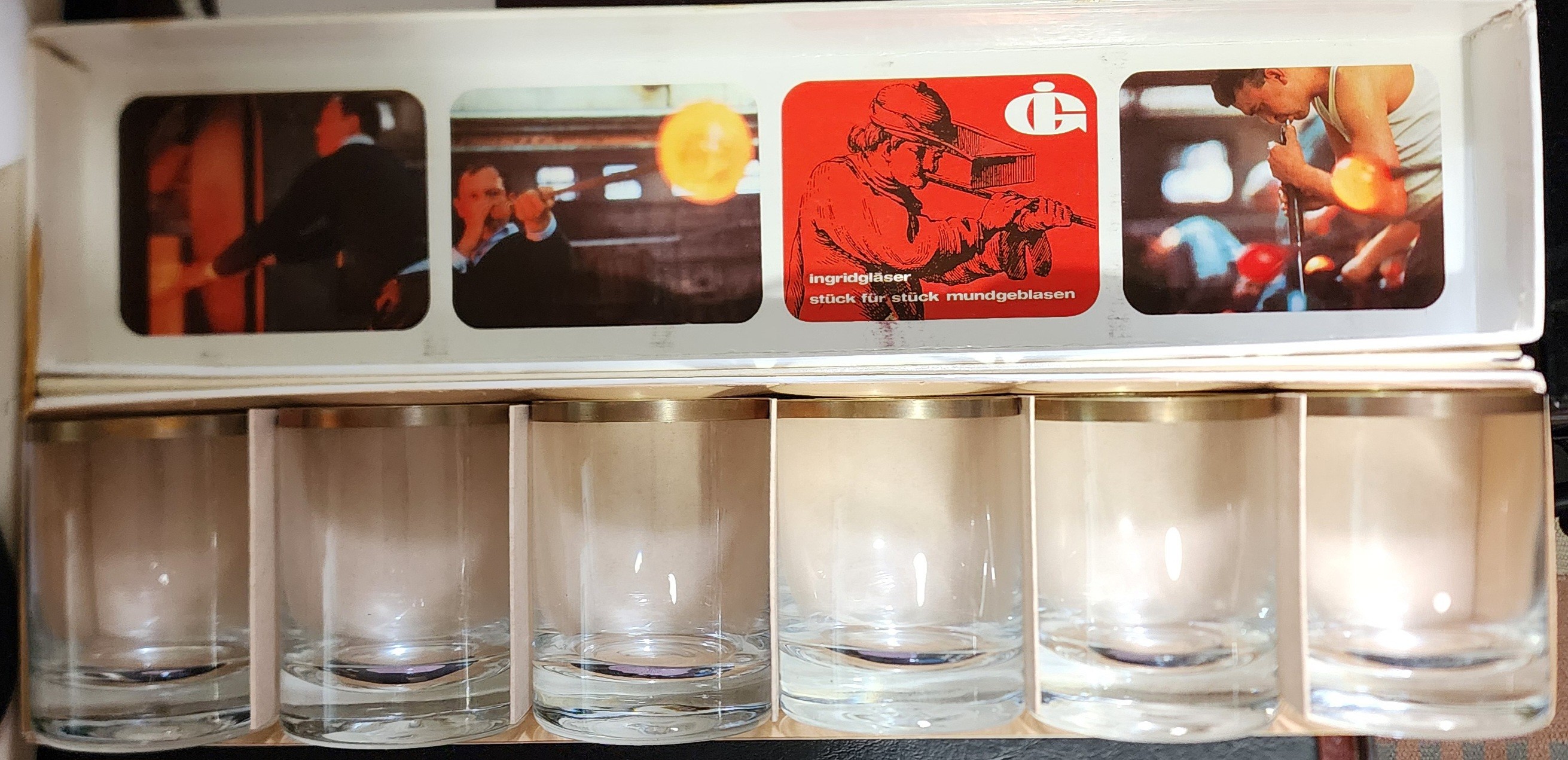 Ingrid Gläser Hand Blown Glasses - Set of 6