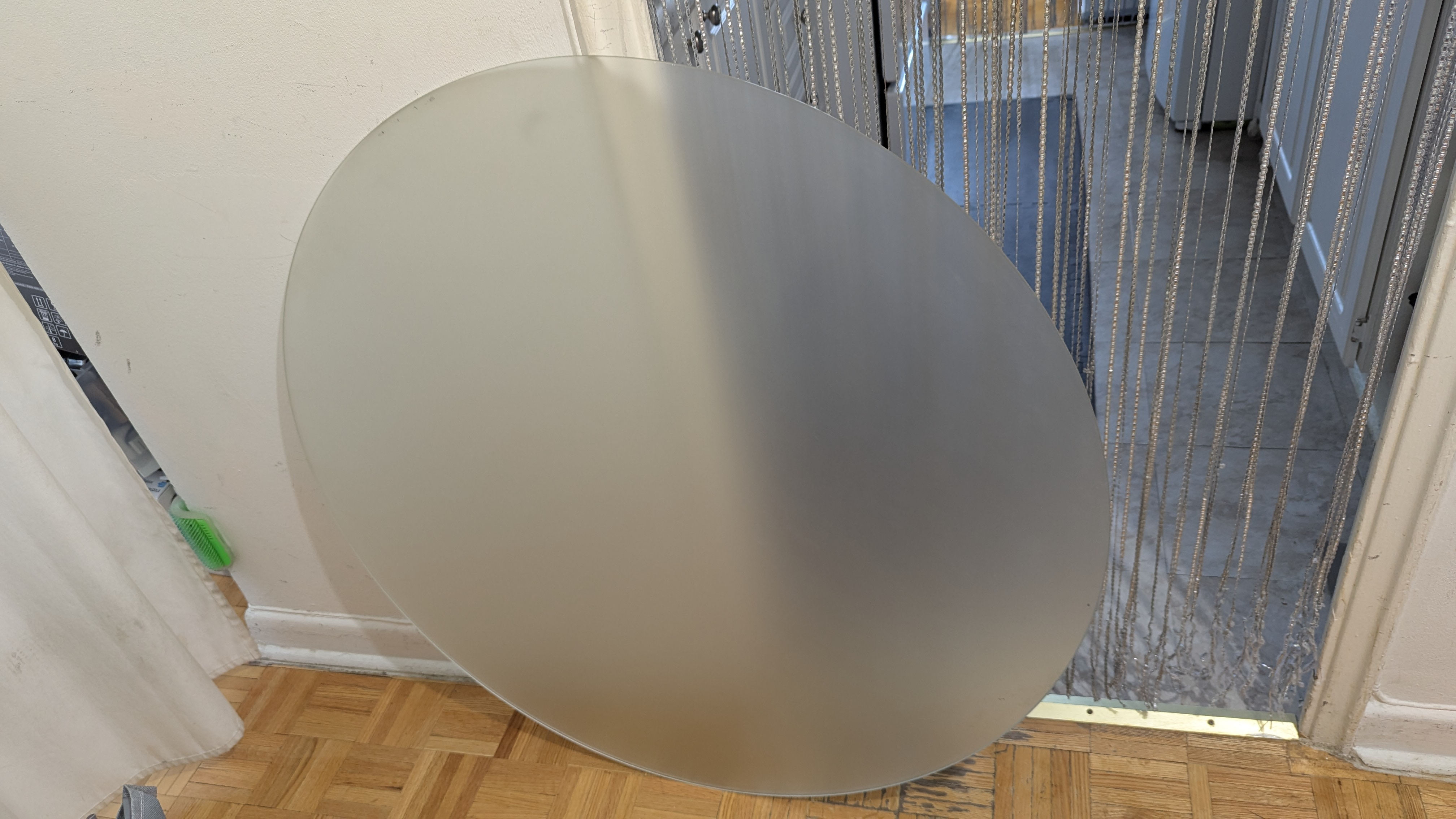 39.5" Circle Matte Glass Top, Table Top, a piece of glass - photo 3