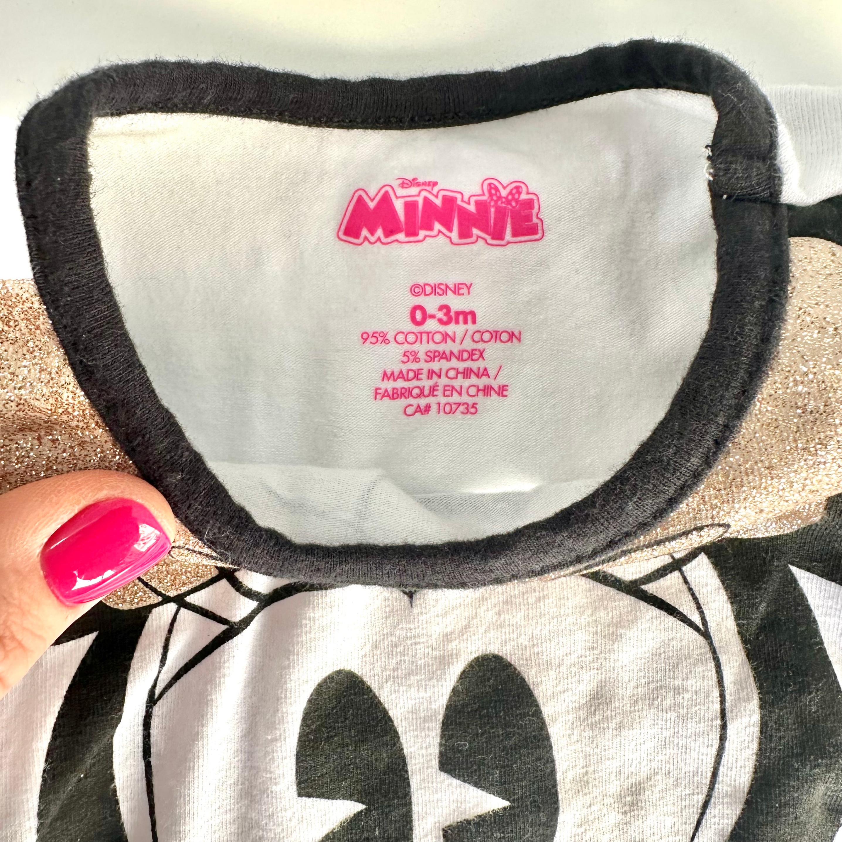 Baby Girl Minnie Mouse Dress - 0-3 Months - photo 3