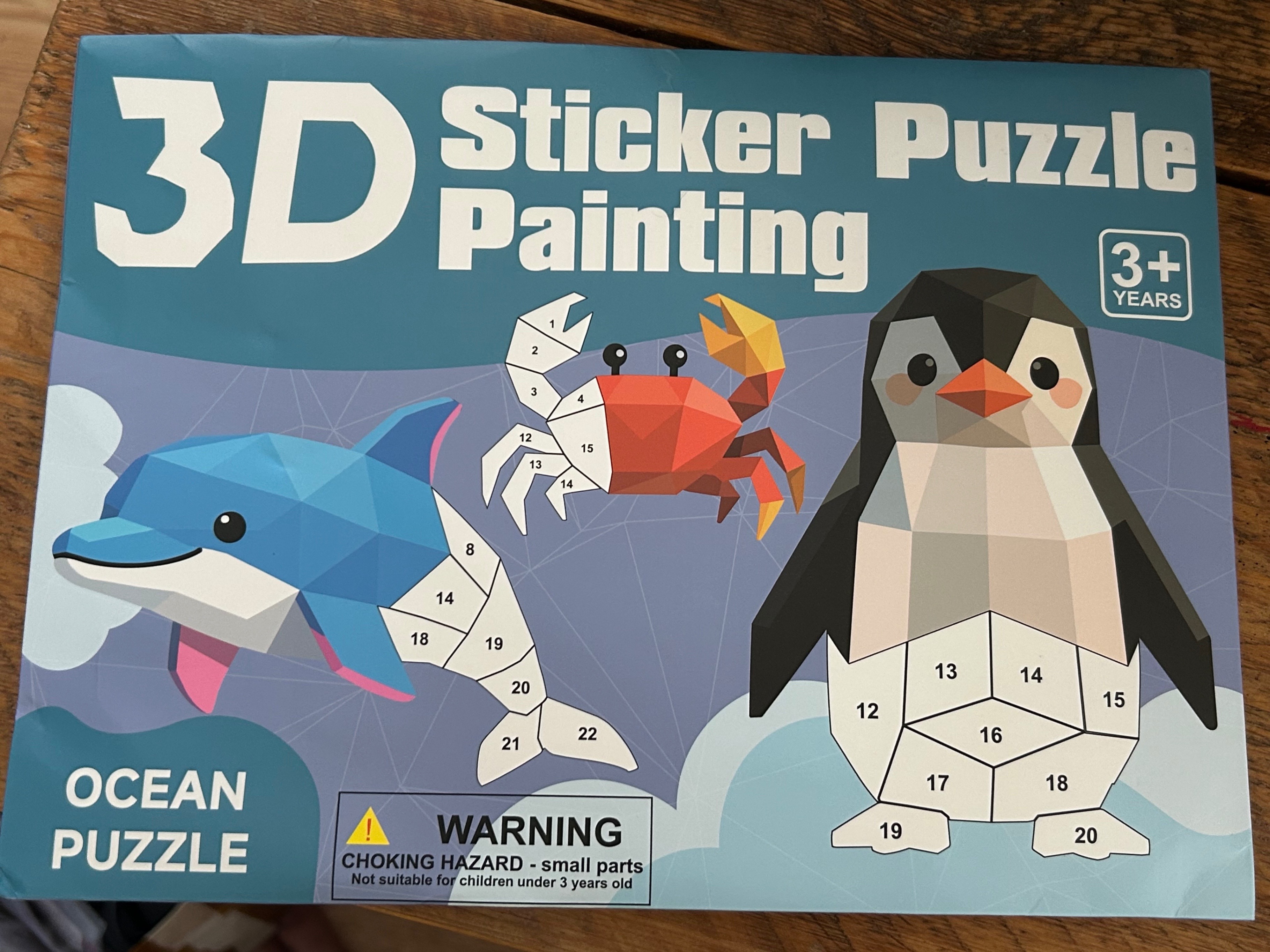 3D Sticker Puzzle Painting - Ocean Theme