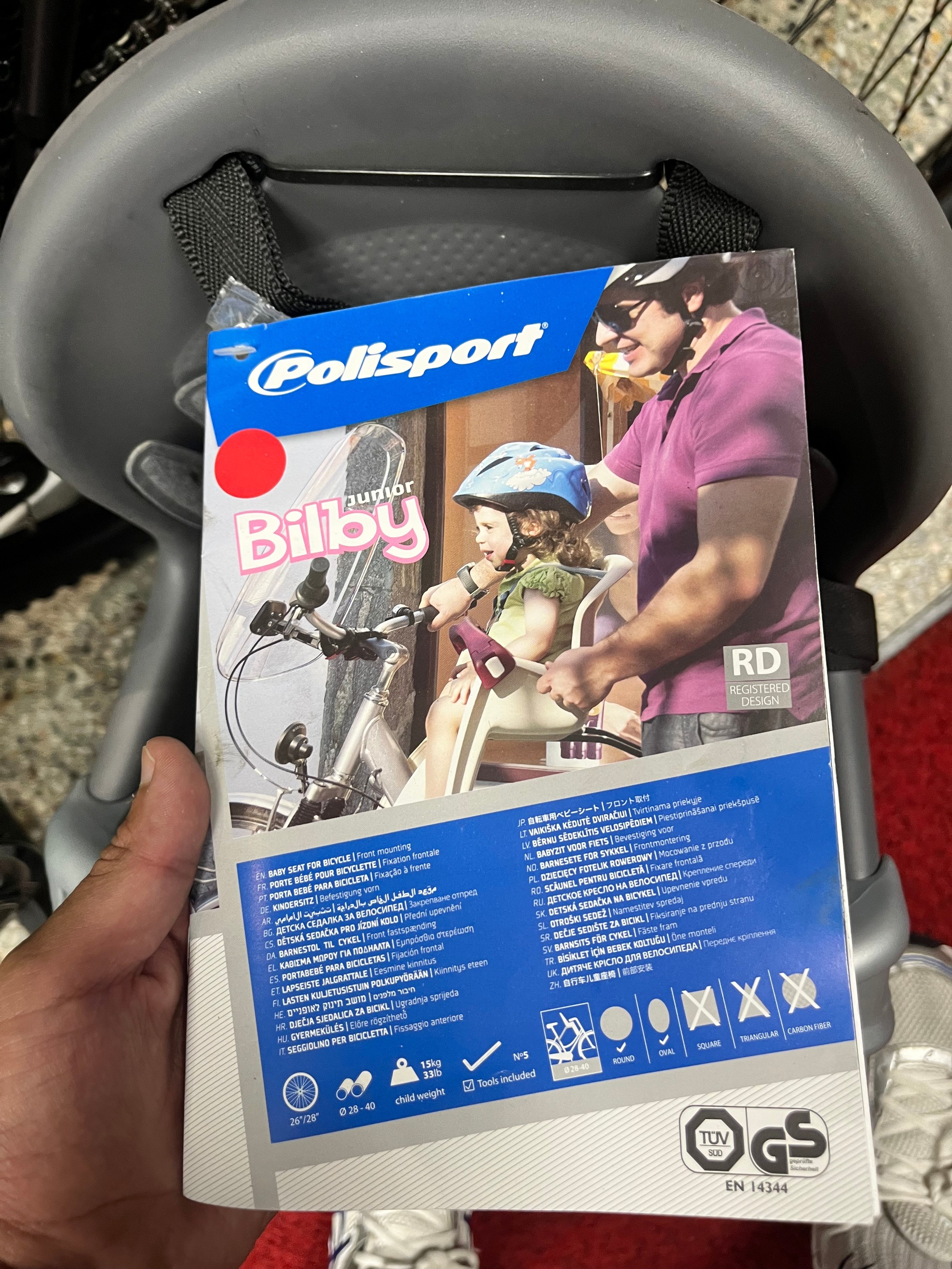 NEW Polisport Bilby Jr Baby Seat for Kids Bicycle 100$-110$/Each - photo 5