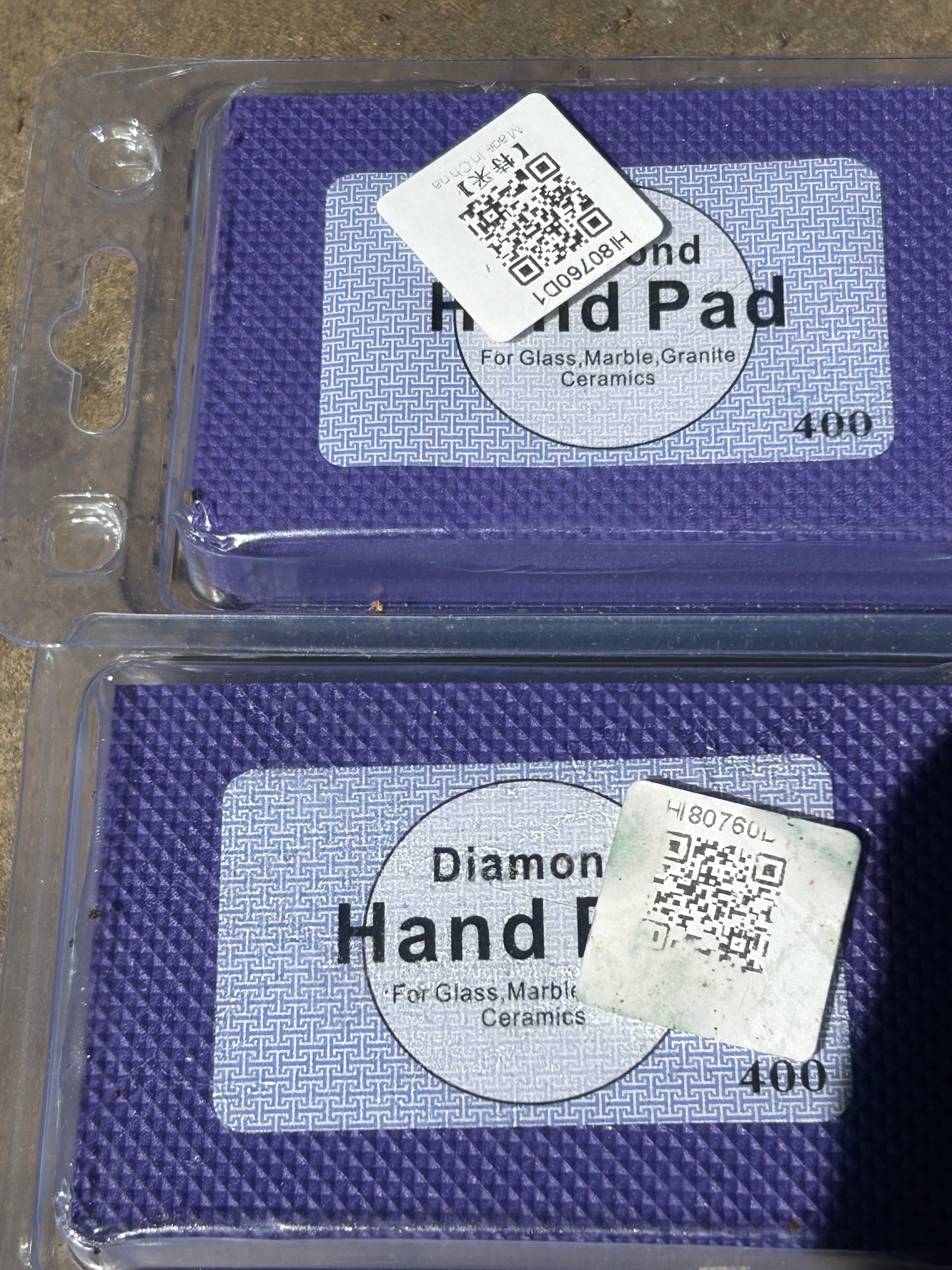 400 Grit Diamond Hand Polishing Pad