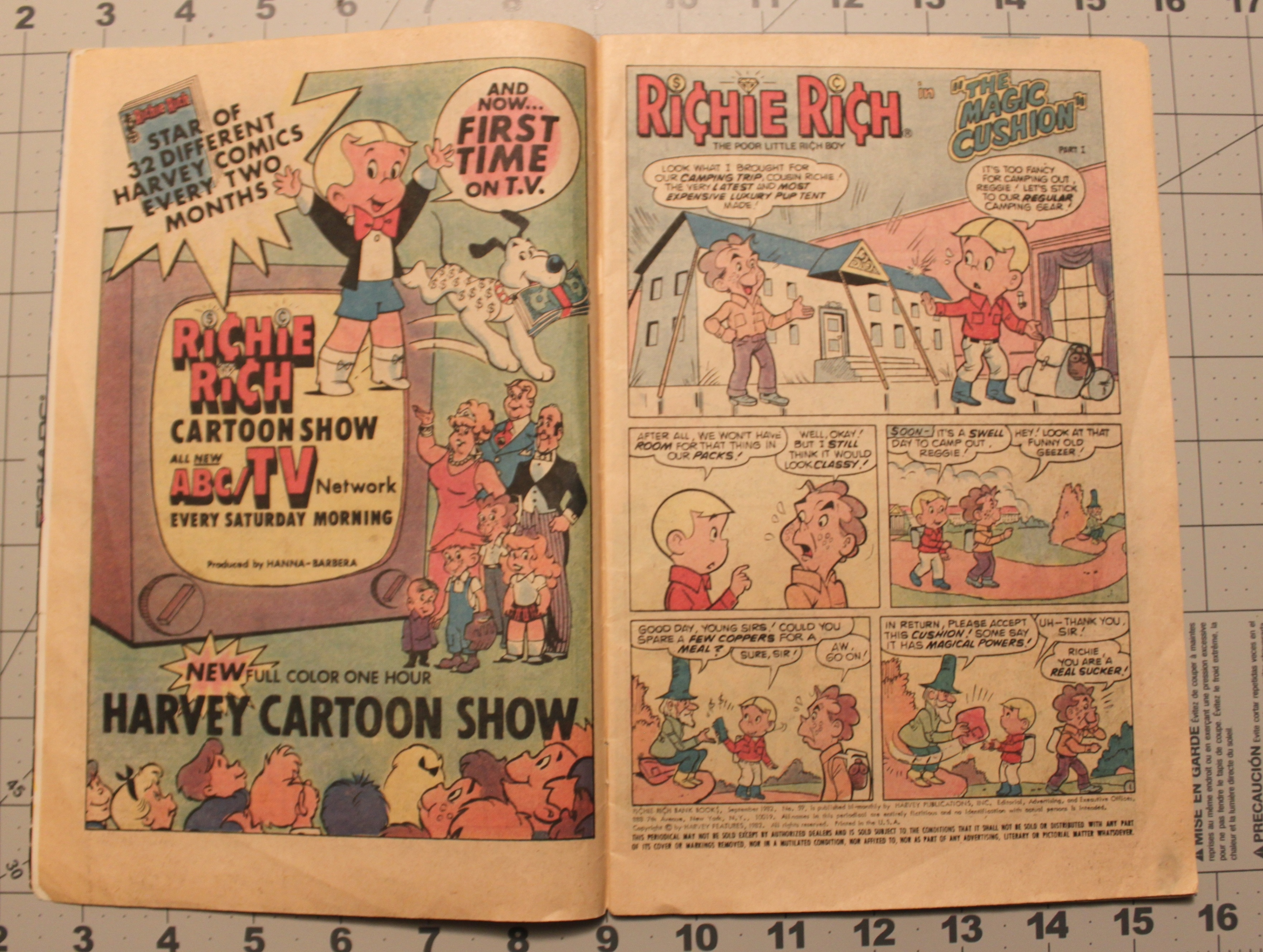 Richie Rich Bank Books #59 Harvey Comics Sept 1982 Comic - photo 3
