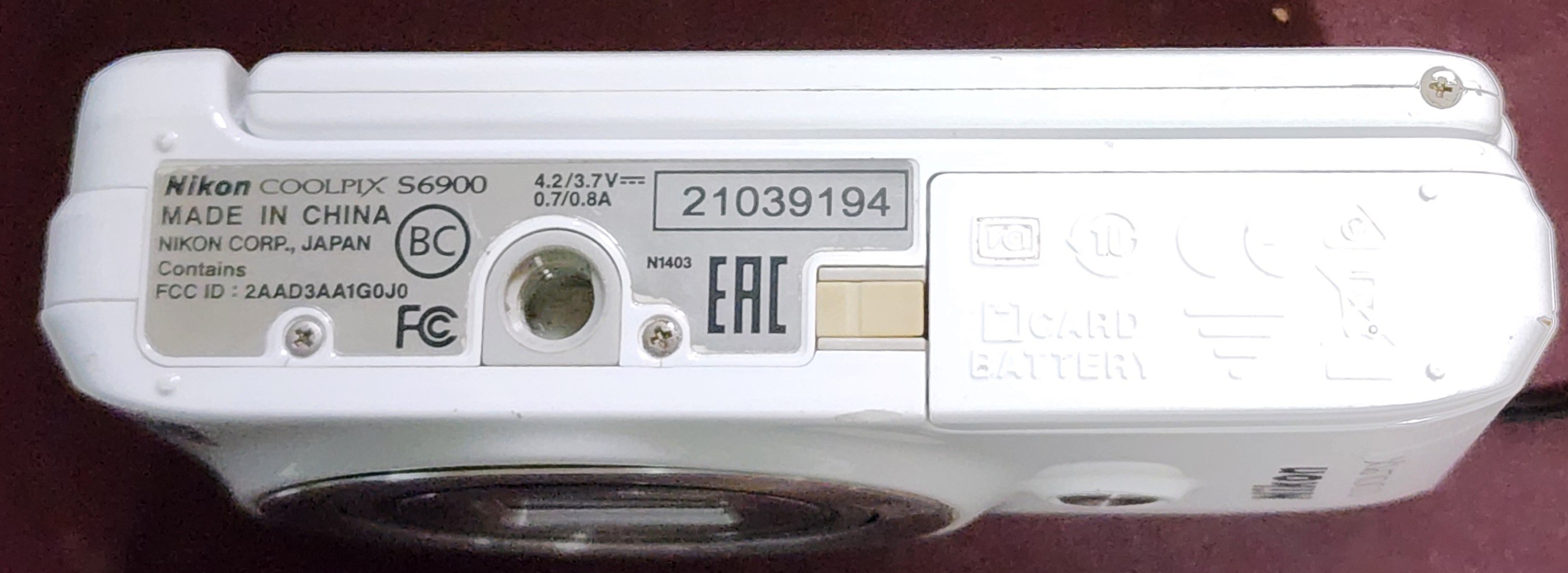 Nikon COOLPIX S6900 Digital Camera. white - photo 3