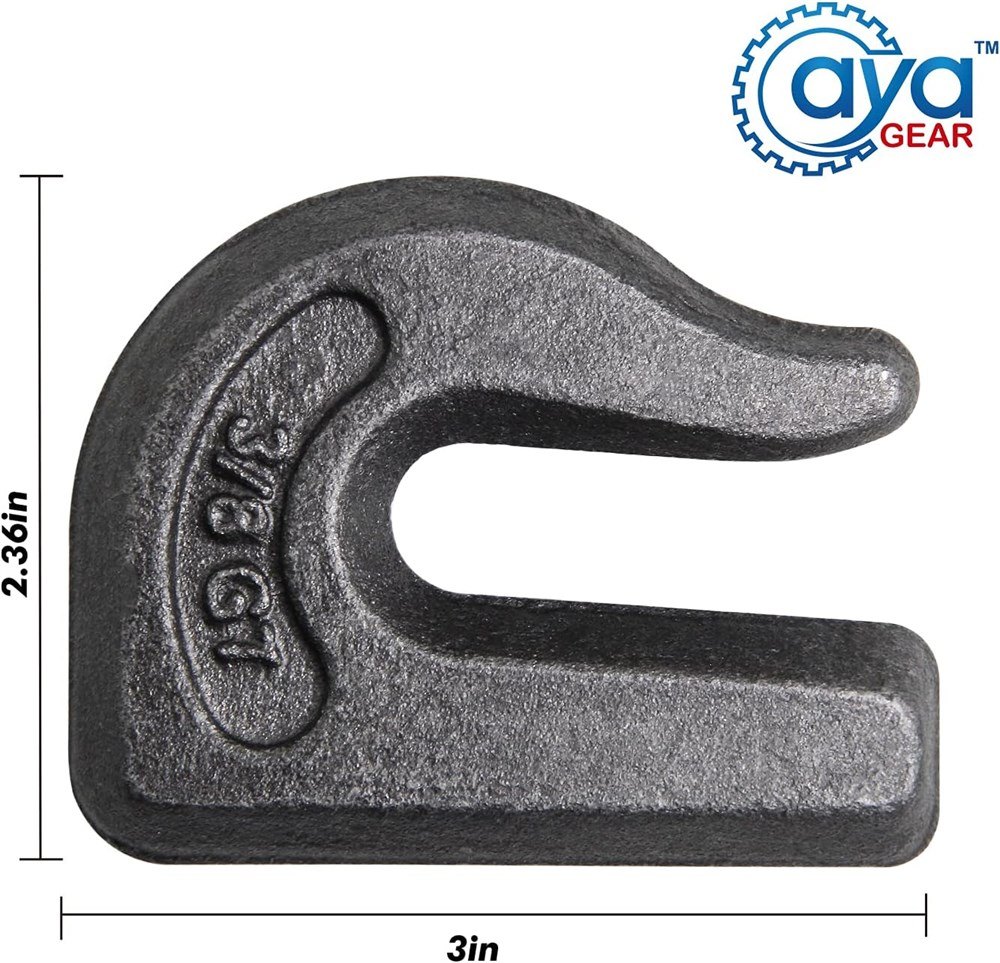 3/8" Weld-On Grab Chain Hook G70 – 6,600 lb WLL