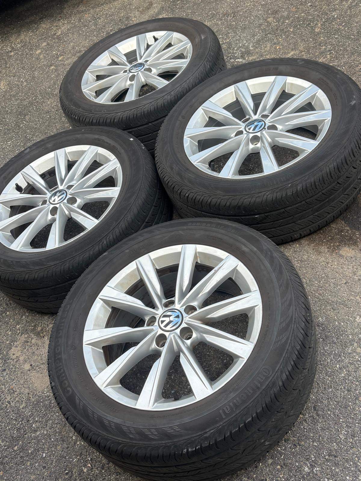 17”VW Tiguan/Passat/Beetle/Audi Q3 (5x112)+235/55/R17 Continenta - photo 5