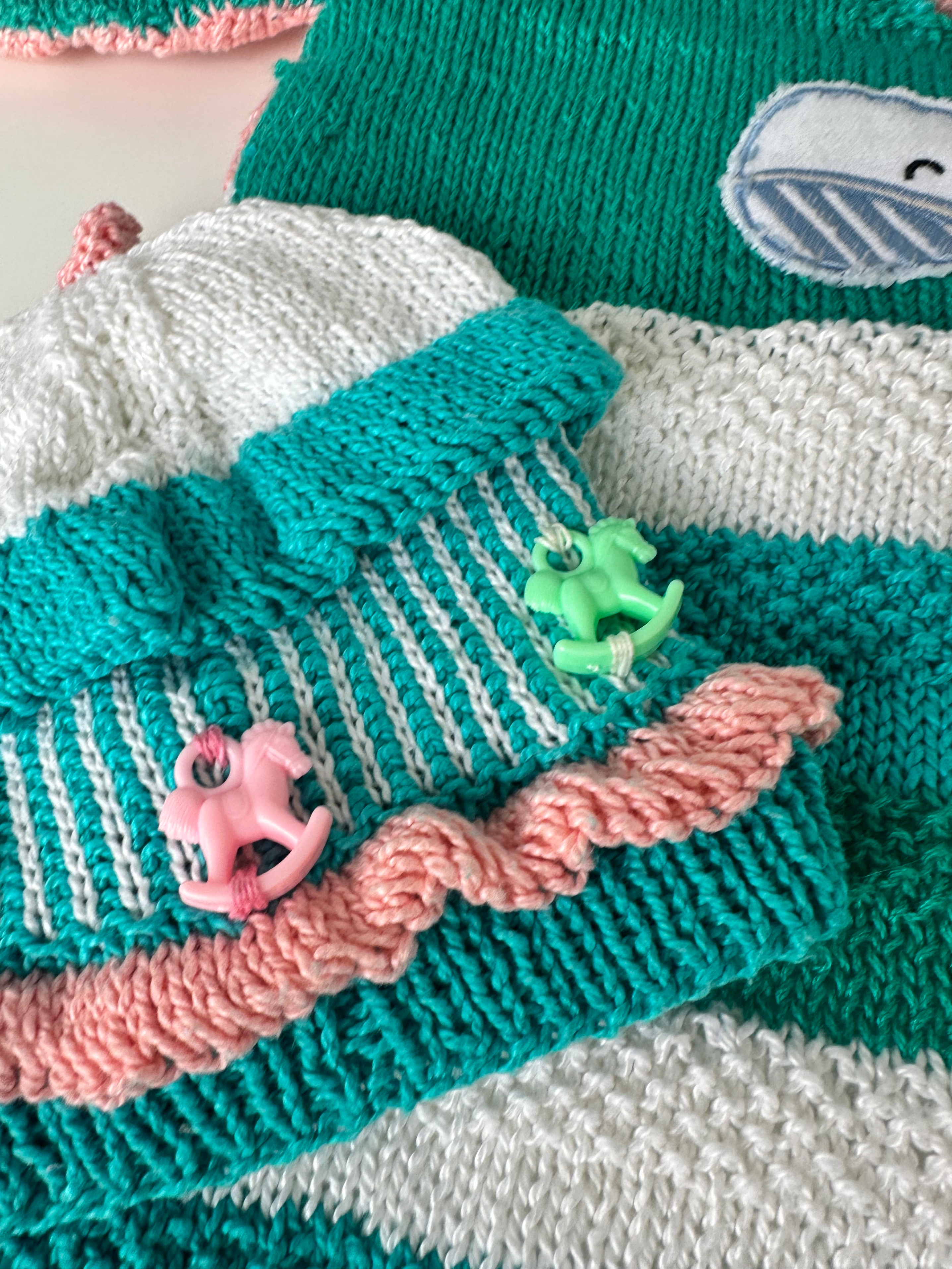 Hand Knit Baby Sleep Sack and Hat - photo 3
