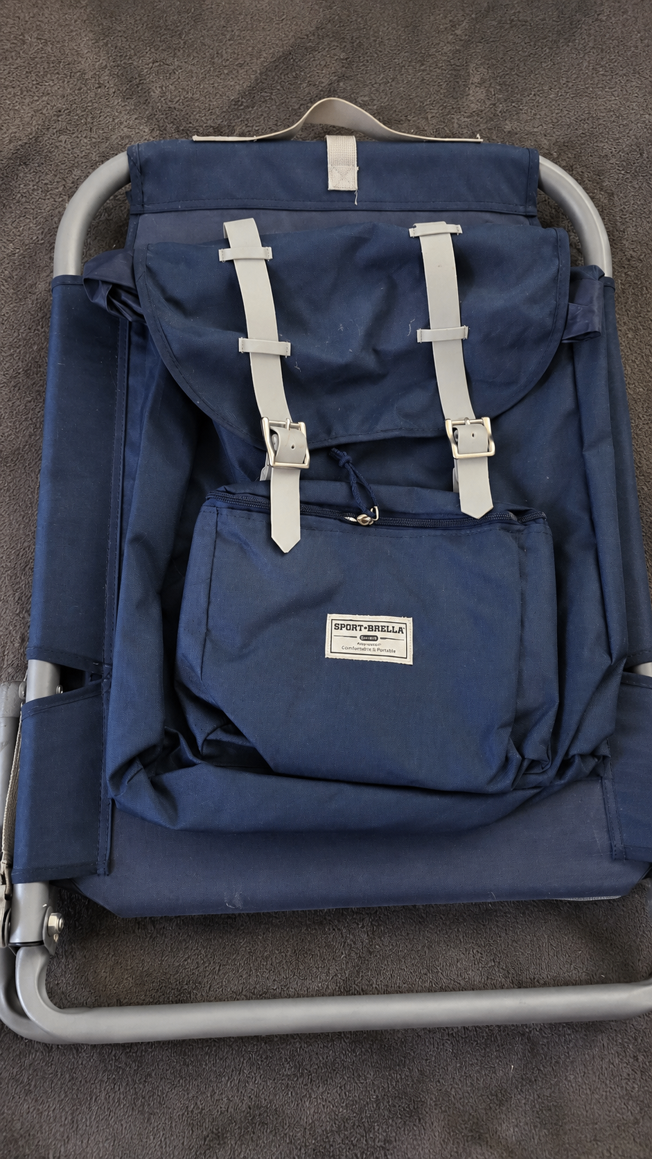 Sport-Brella Reclining Backpack Beach Chair w/ Storage Pouch - photo 4