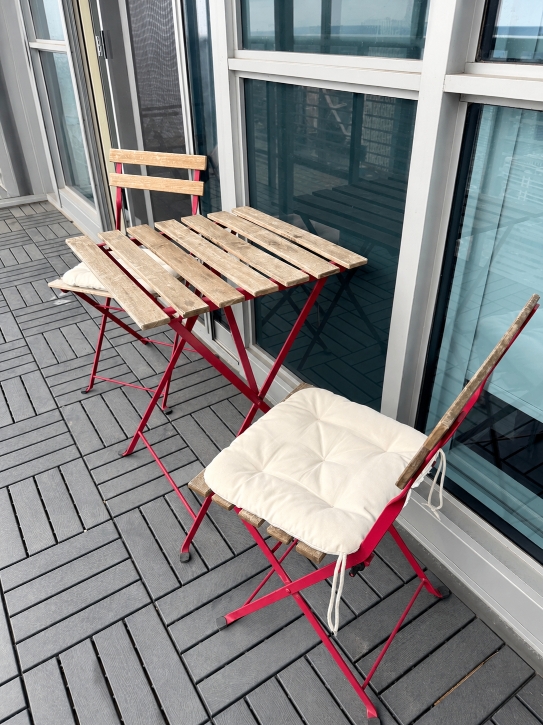 IKEA TÄRNÖ Bistro Set – Table + 2 Chairs + Cushions - photo 2