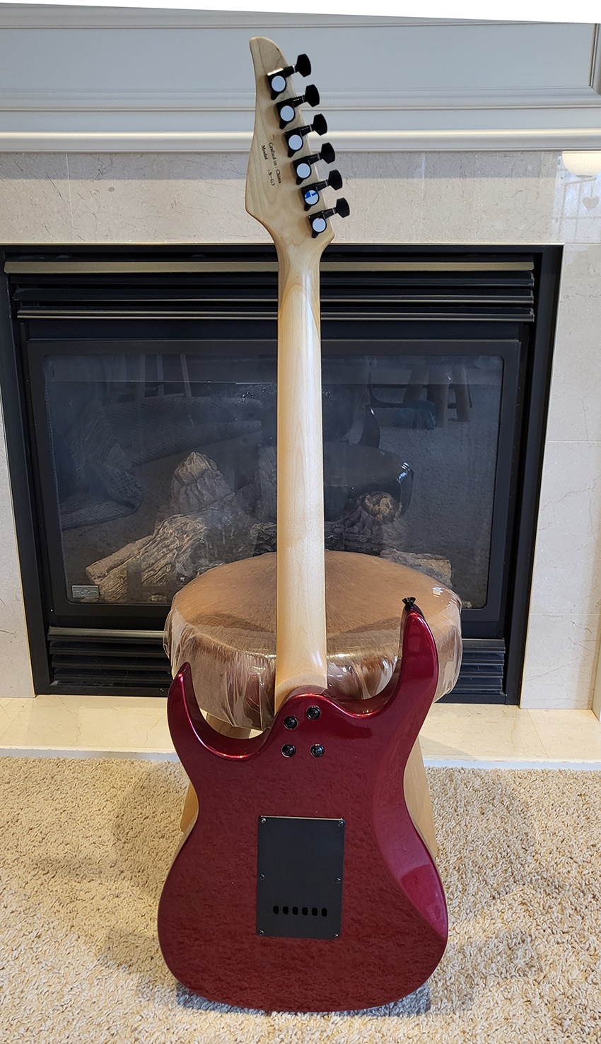 Brand New Full-Size Electric Guitar – Red Finish, HSS Pickup - photo 3
