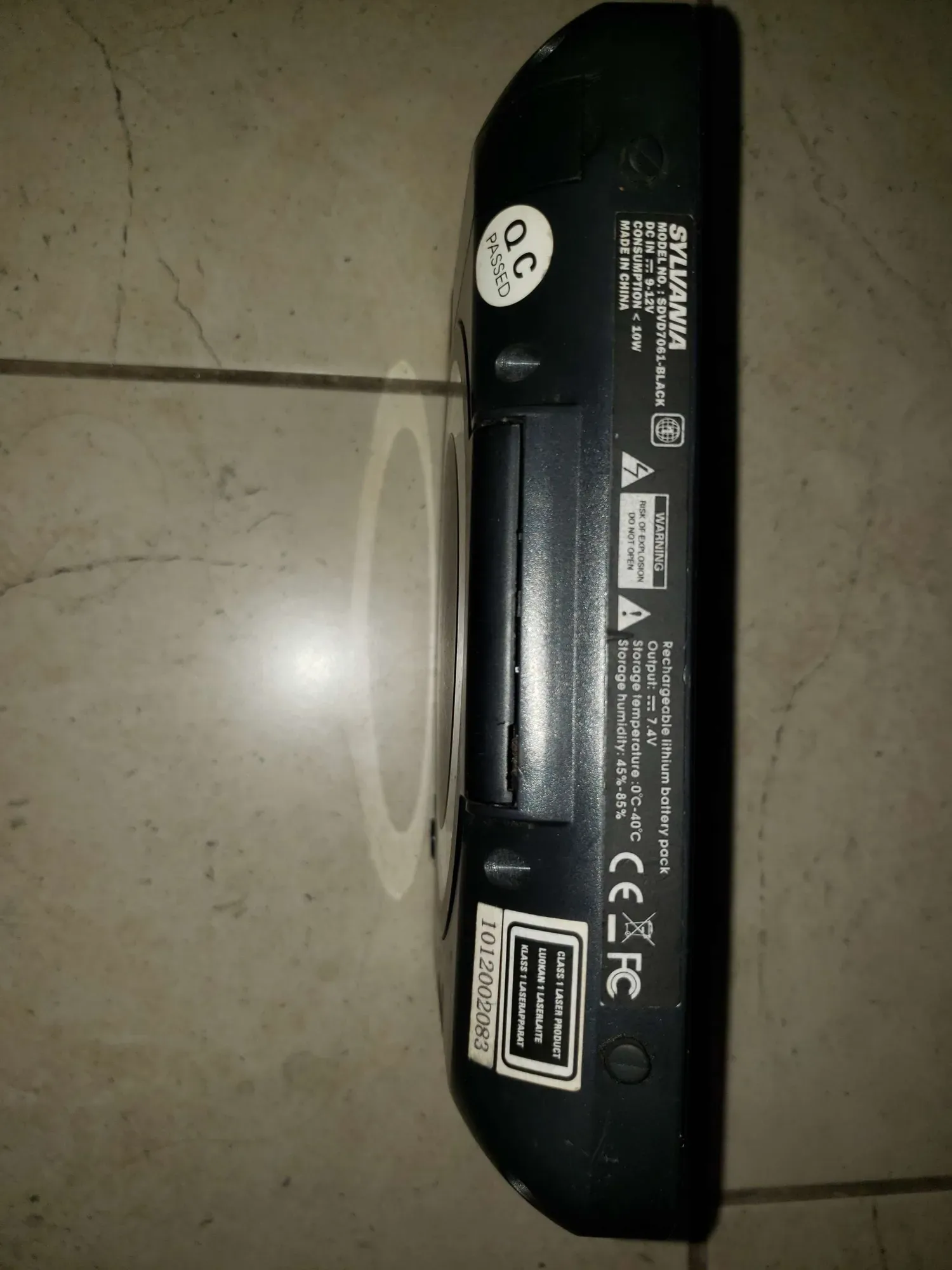 Portable DVD/DVD-R/DVD-RW/SVCD/VCD/CD/PICTURE CD Player / Dig... - photo 3