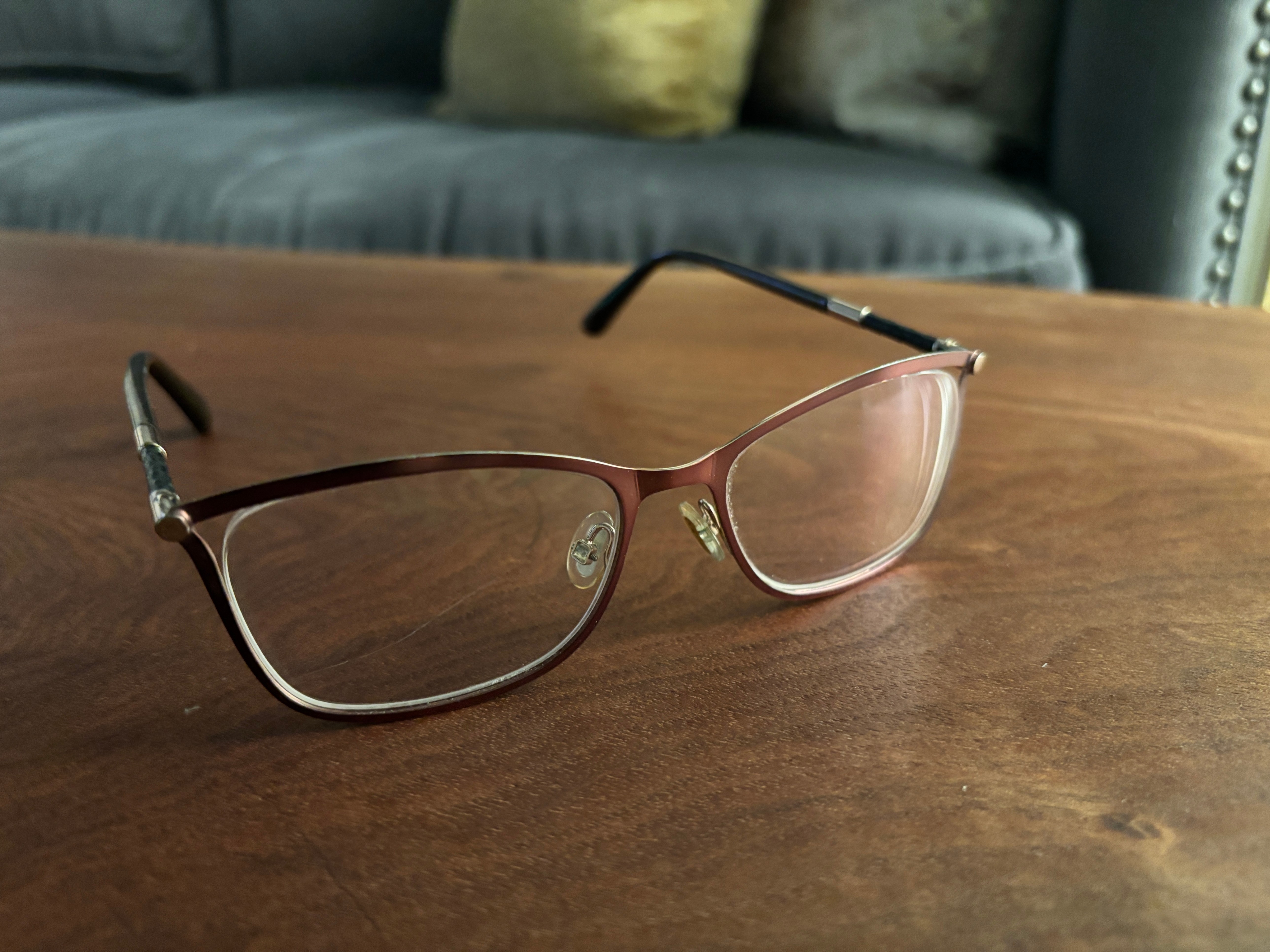 Jimmy Choo JC134 J6L Eyeglasses - Brown Rose Gold
