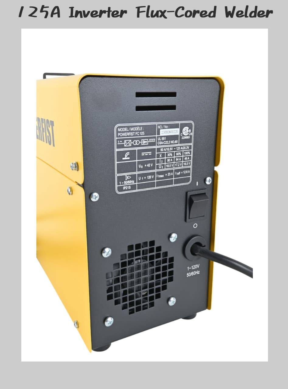 125A Inverter Flux-Cored Welder - photo 3