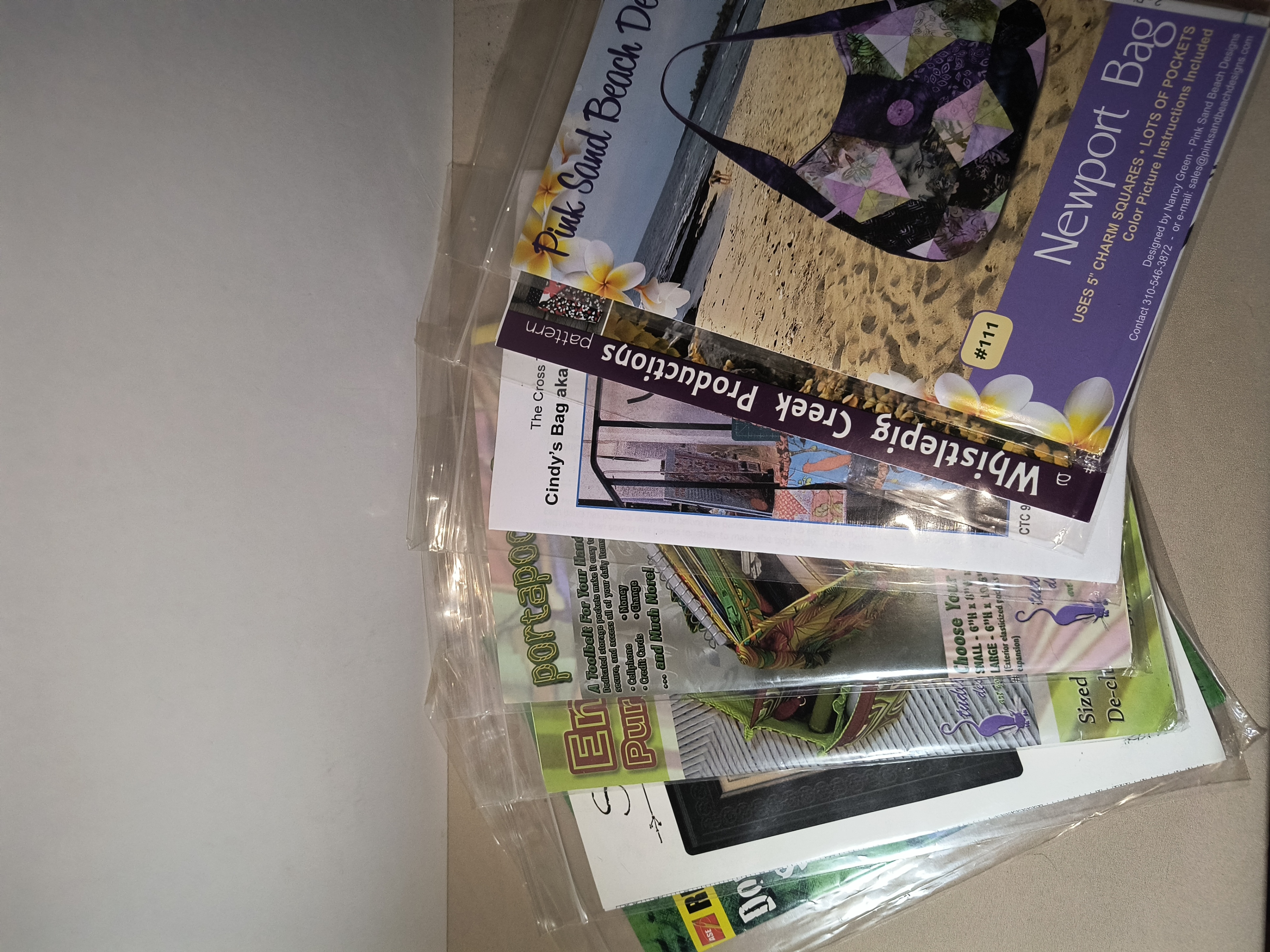 Sewing & Cross Stitch Patterns: Handbag, Purse Organizer Set!