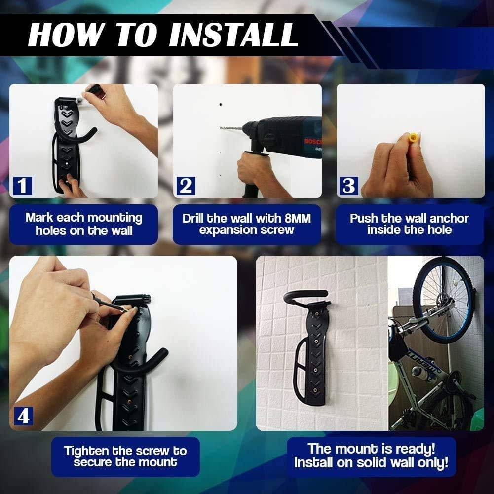 Vertical bike wall hanger - photo 5