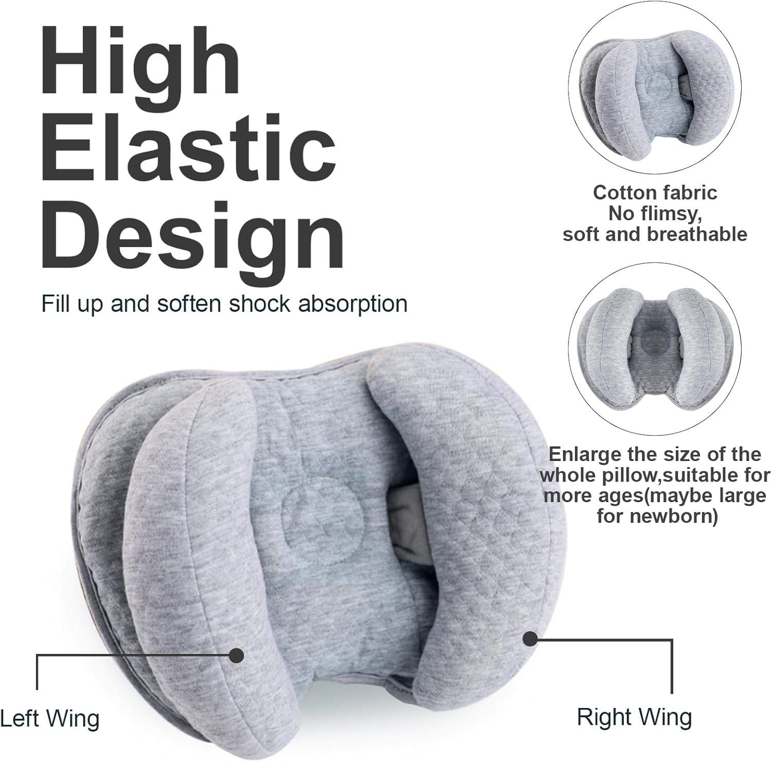 KAKIBLIN Baby Head & Neck Support Pillow - photo 4