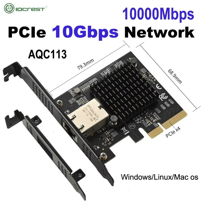 10Gb Base‐T PCIe Network Adapter – Marvell AQTION AQC113 | RJ45 - photo 2