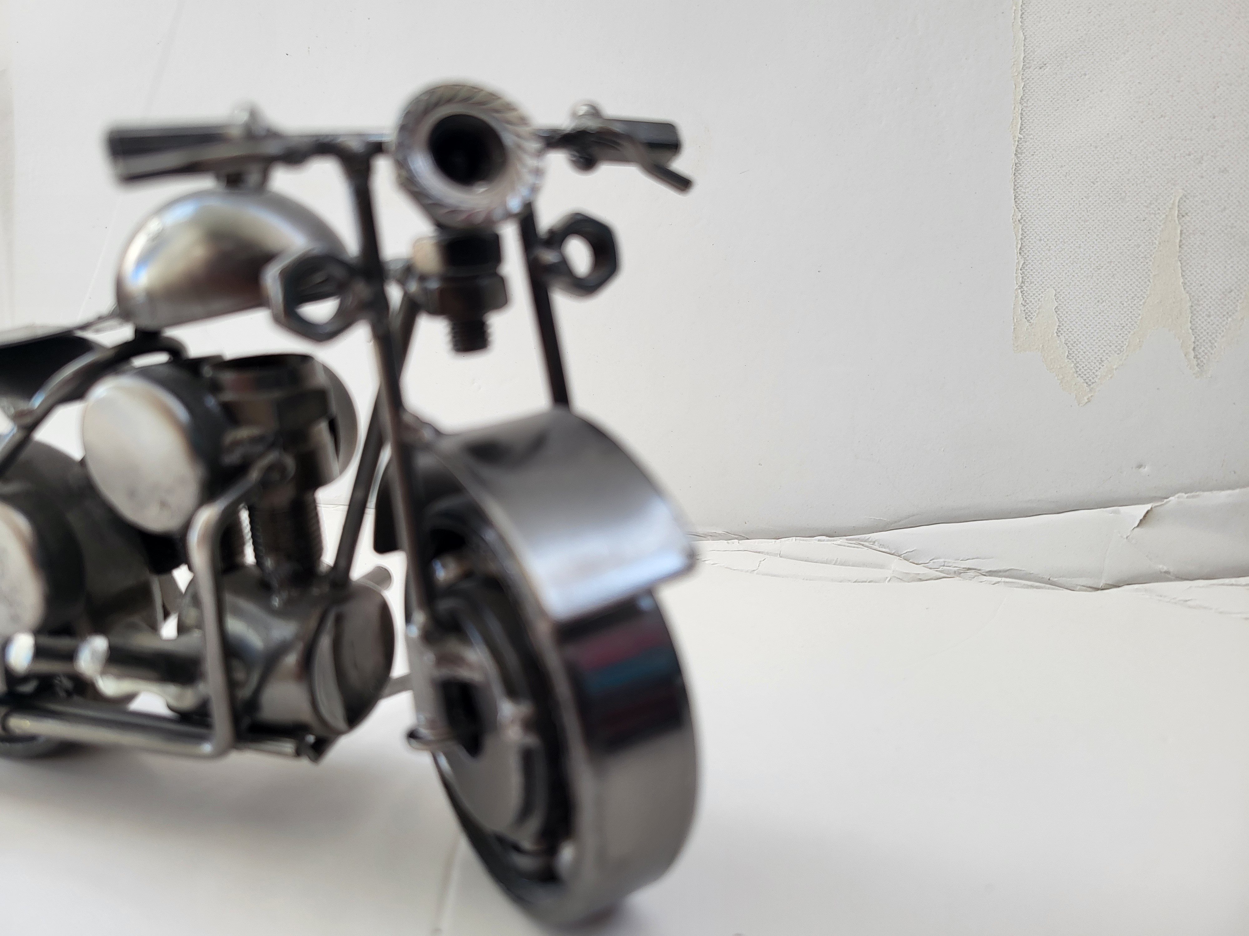 Handmade Metal Motorcycle Sculpture - Nuts & Bolts Art - photo 3