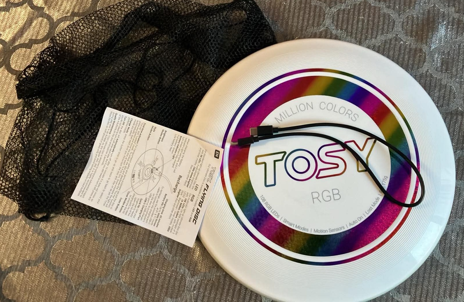 TOSY Flying Disc (LED Multicolor) - New