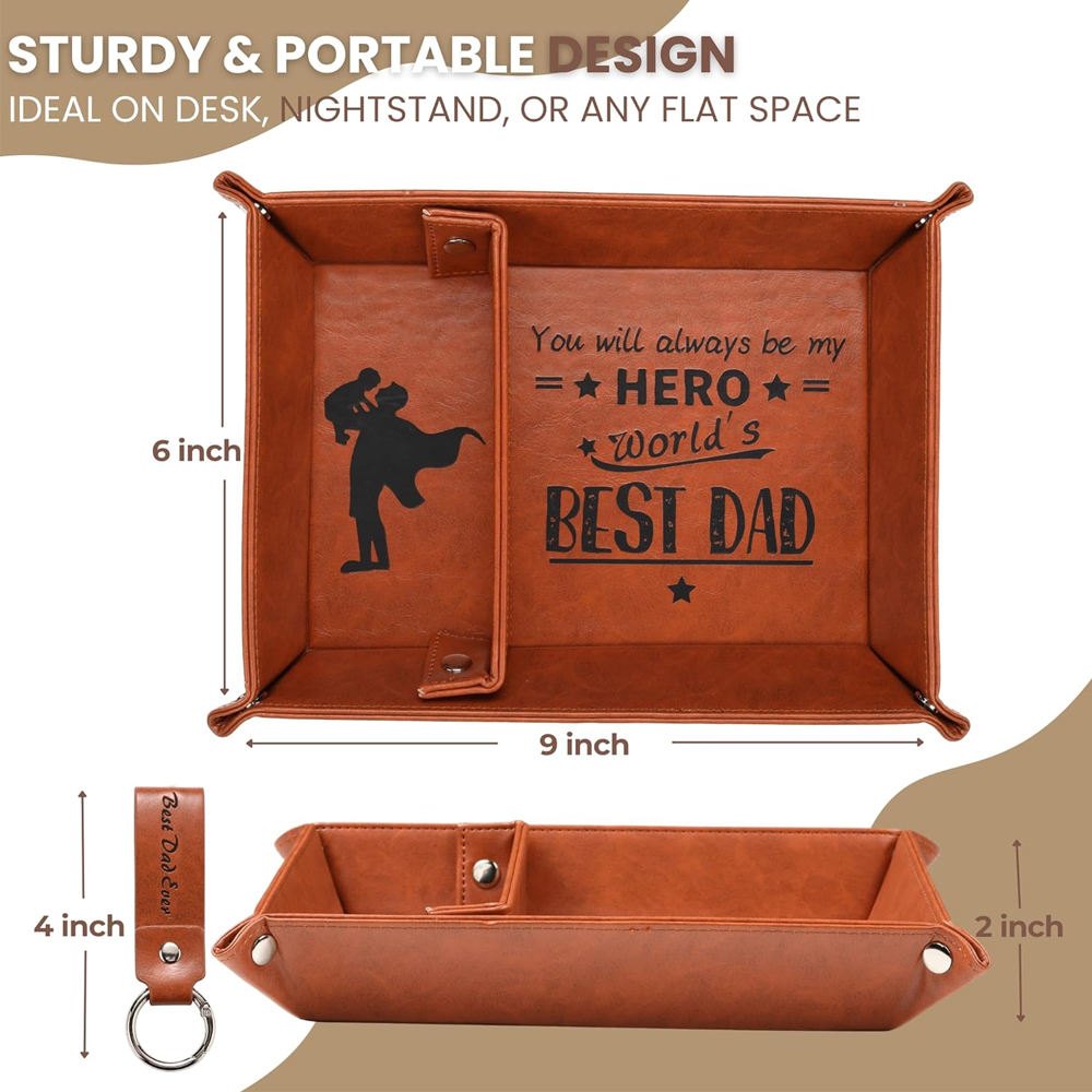 Father's Day Catch-All Tray with Keychain - photo 4