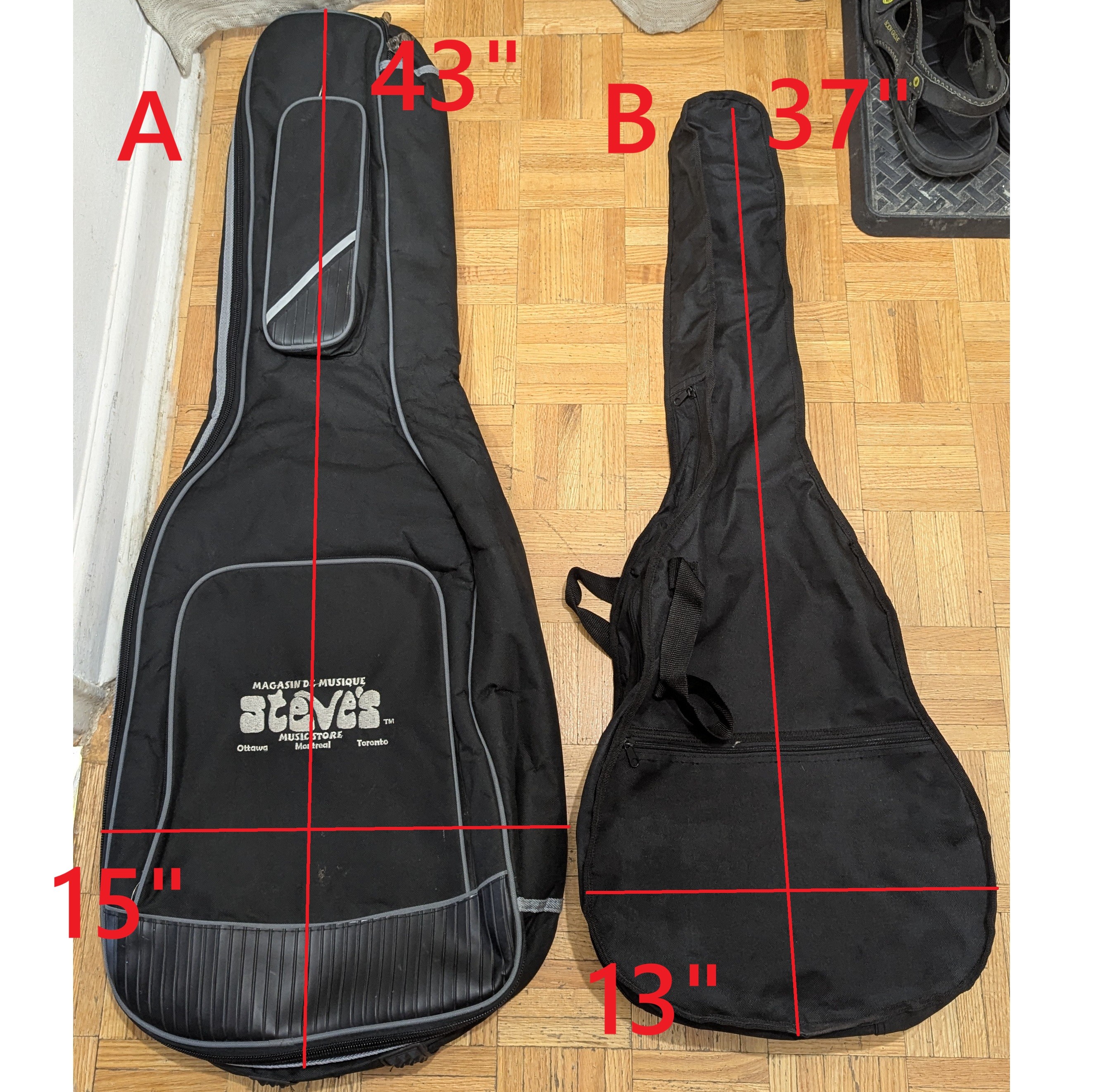 Guitar Padded Gig Bag Soft Case Cover Safe