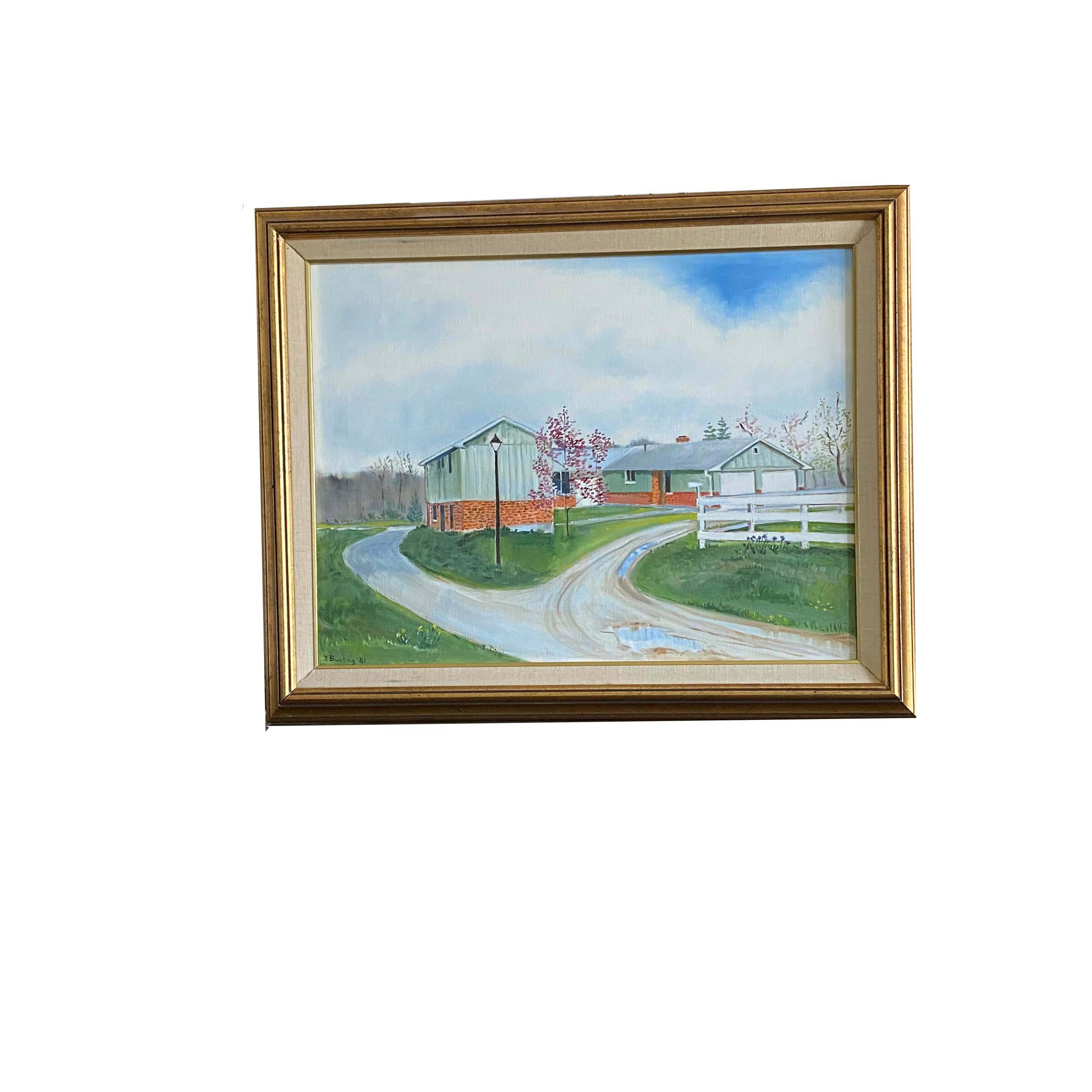 Original 1981 Kingston House Portrait – Jennifer Bunting