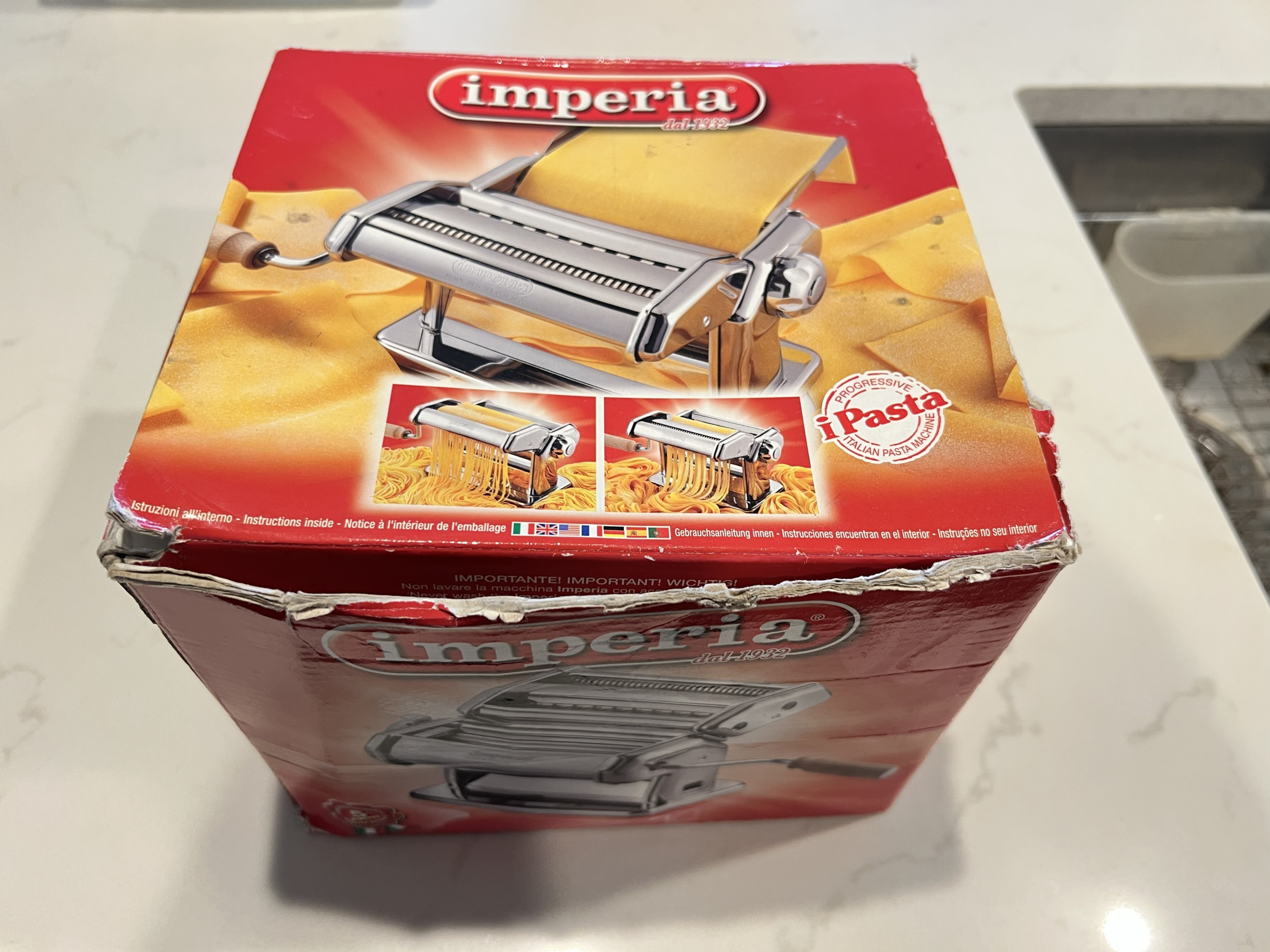 Imperia Pasta Machine (w/ Fettucine & Tagliatelle accessory) - photo 5