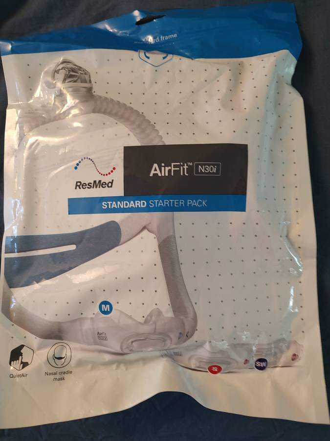Brand New Resmed Airfit N30i CPAP nasal mask starter pack - photo 2