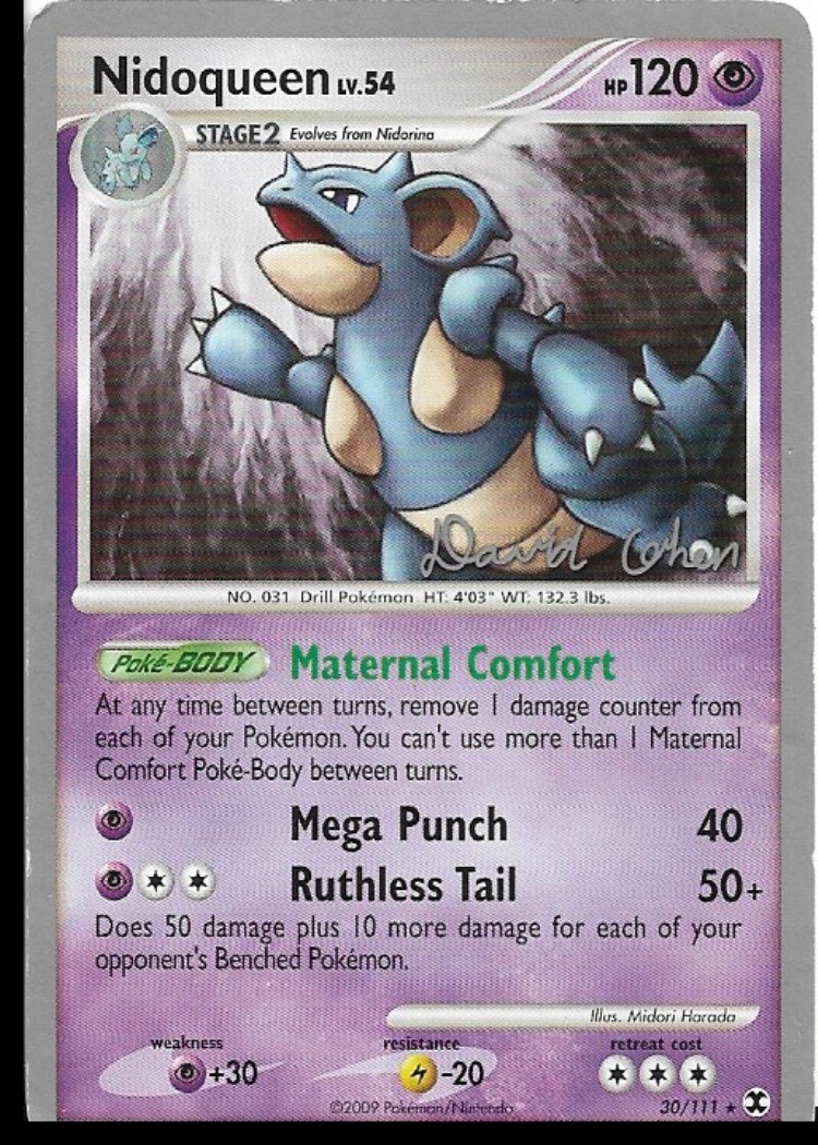 Pokemon Nidoqueen 30/111 World Championships 2009 Deck LP