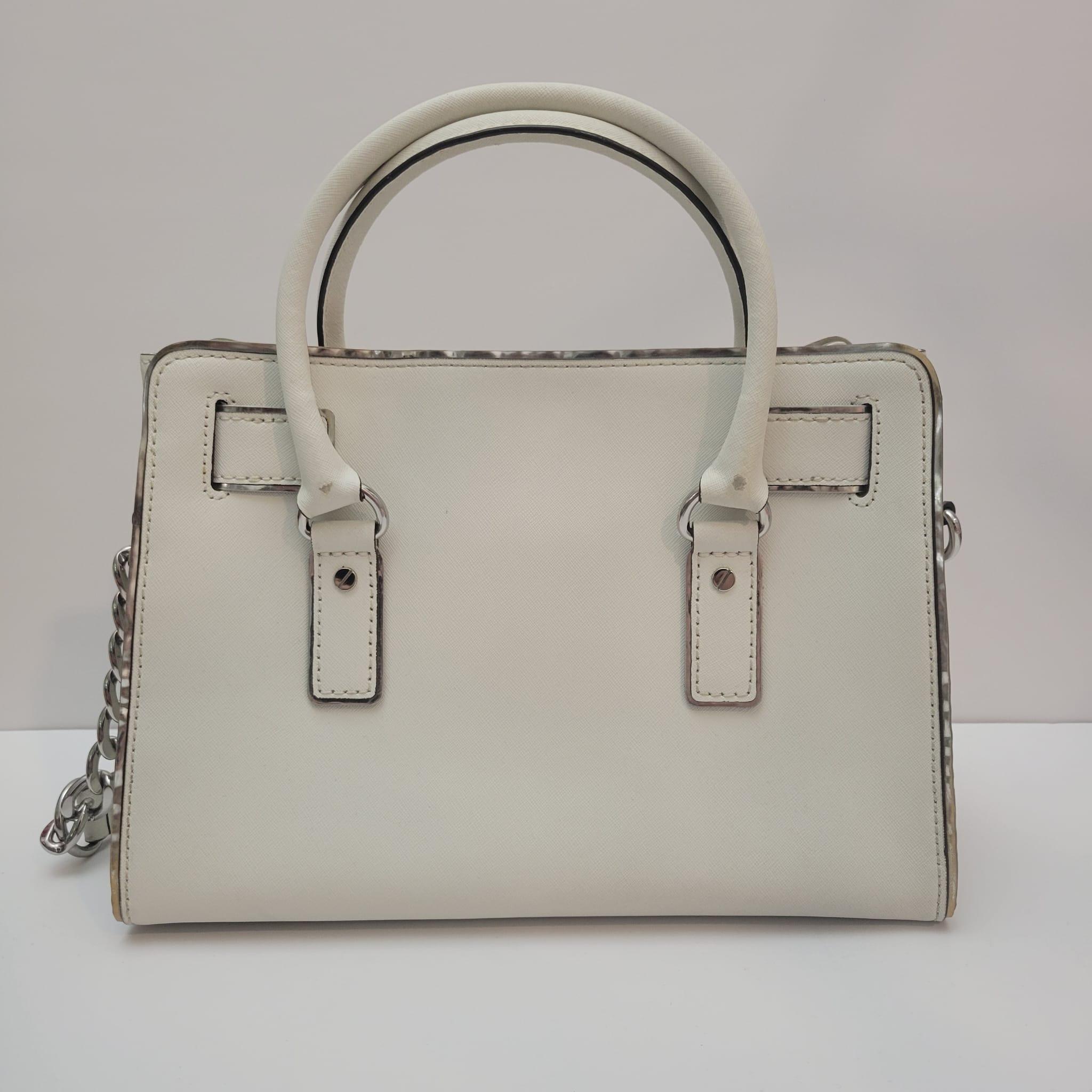 Michael Kors White Silver Purse Bag - photo 2