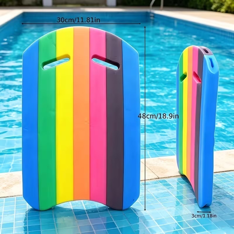 Rainbow High-Density Buoyancy Board with Non-Slip Handle - photo 3