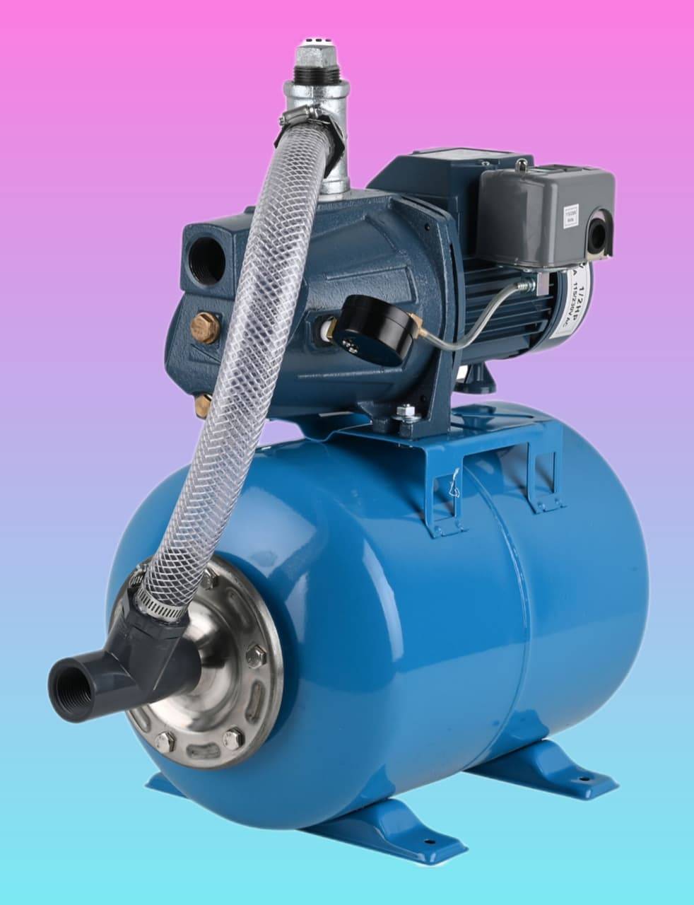 1/2 HP Shallow-Well Pump with Pressure Tank
