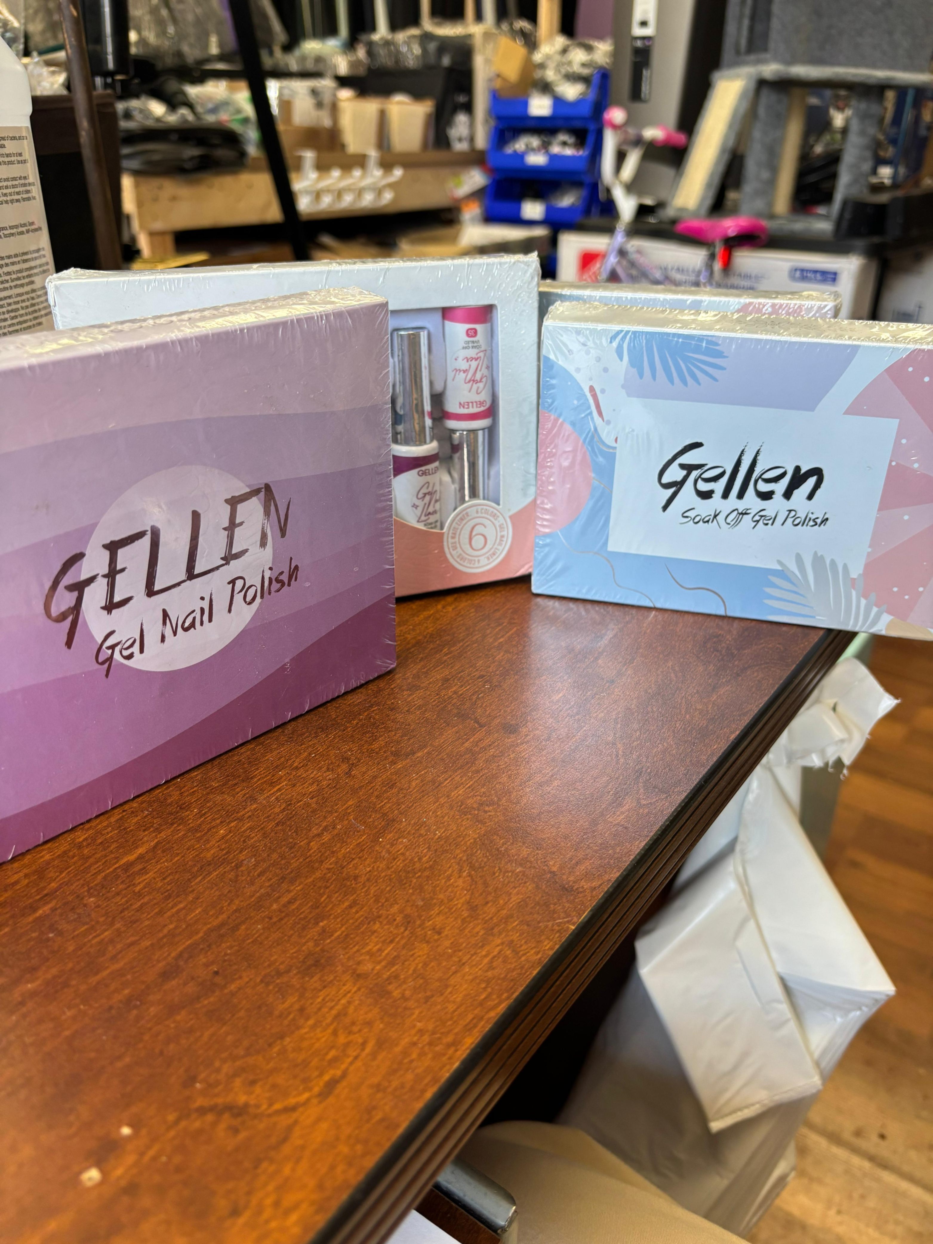Gellen Gel Nail Polish & Nail Liner Sets - $10 Each - Brand New