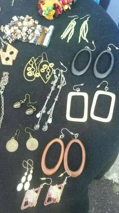 New Artisanal  Earrings (& Bracelet)