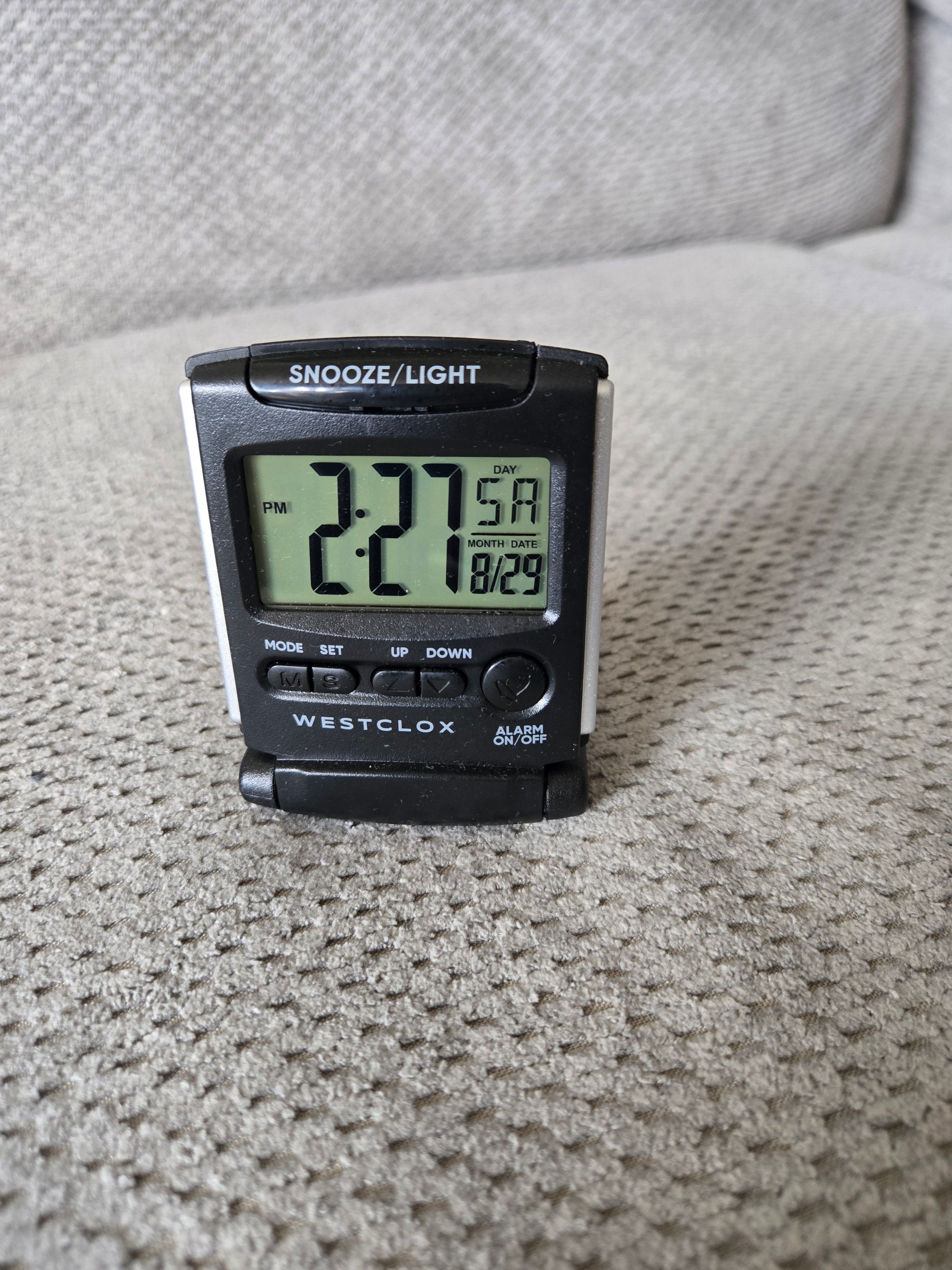 Westclox Digital Travel Alarm Clock