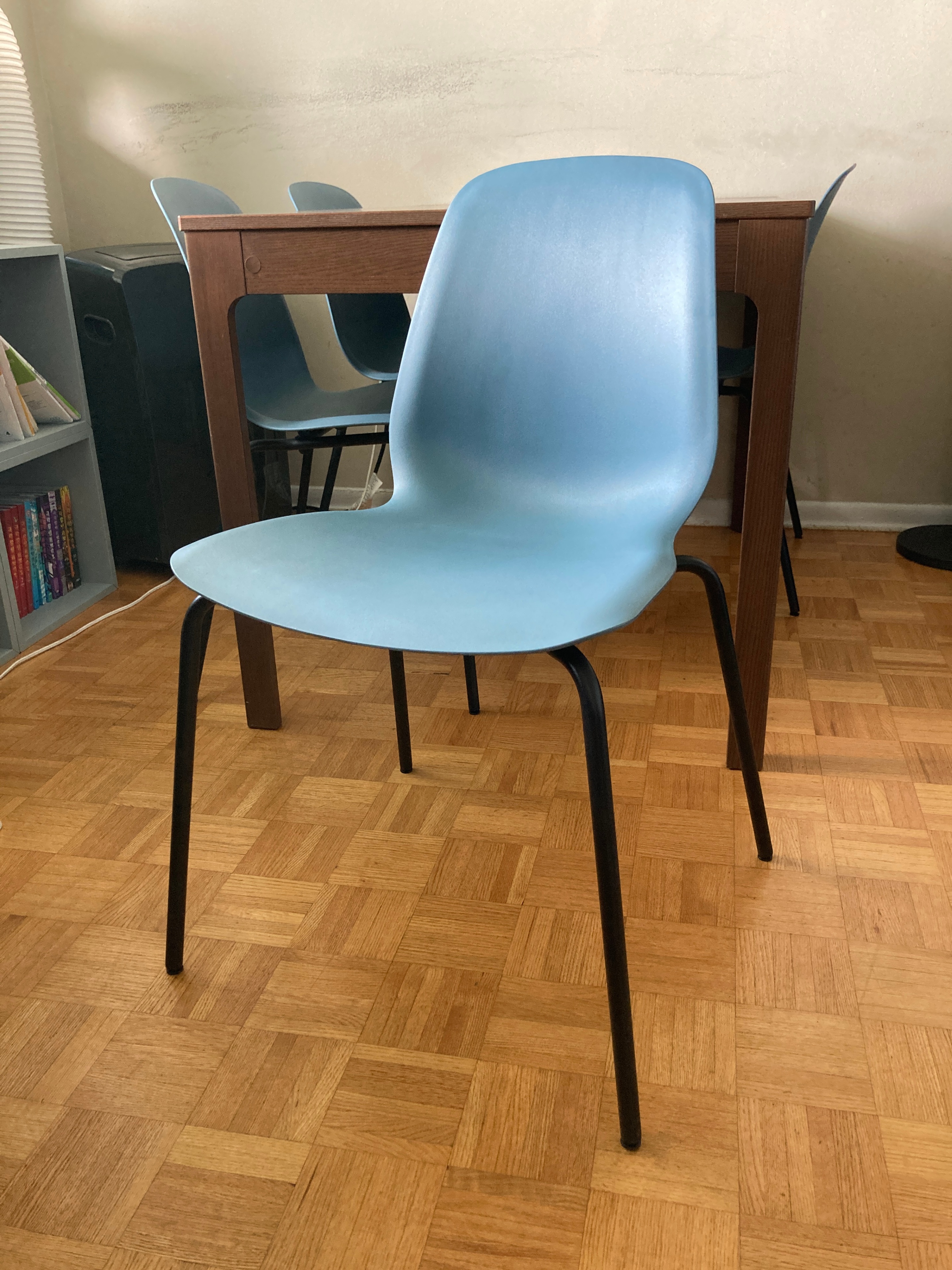 Set of 4 IKEA SKÅLSTA Chairs - Light Blue