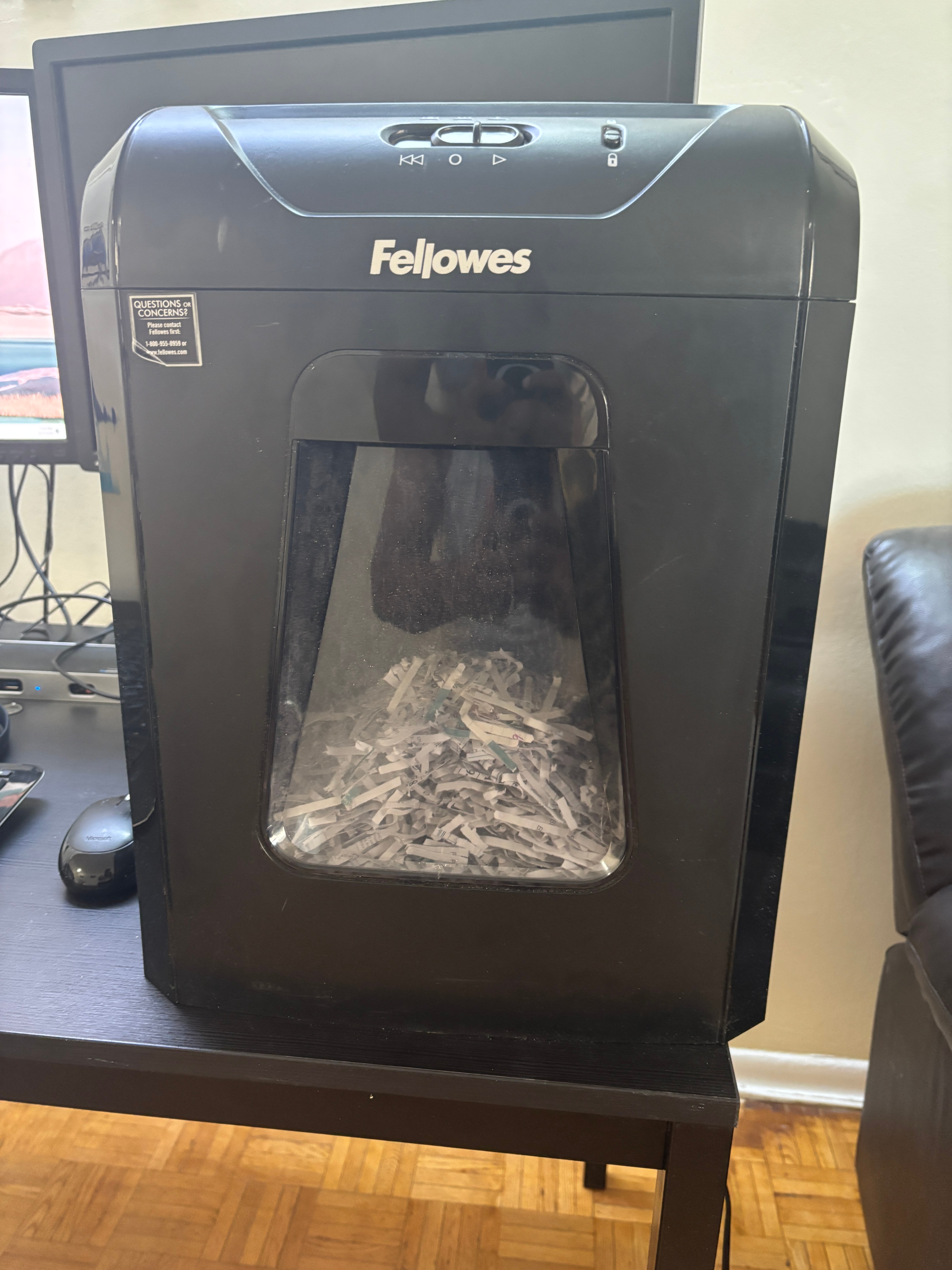 Fellowes Powershred Cross-Cut Paper Shredder – Good Condition